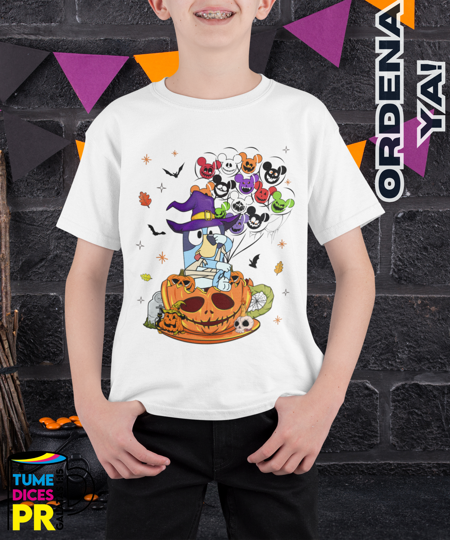 Camiseta HALLOWEEN BLUEY