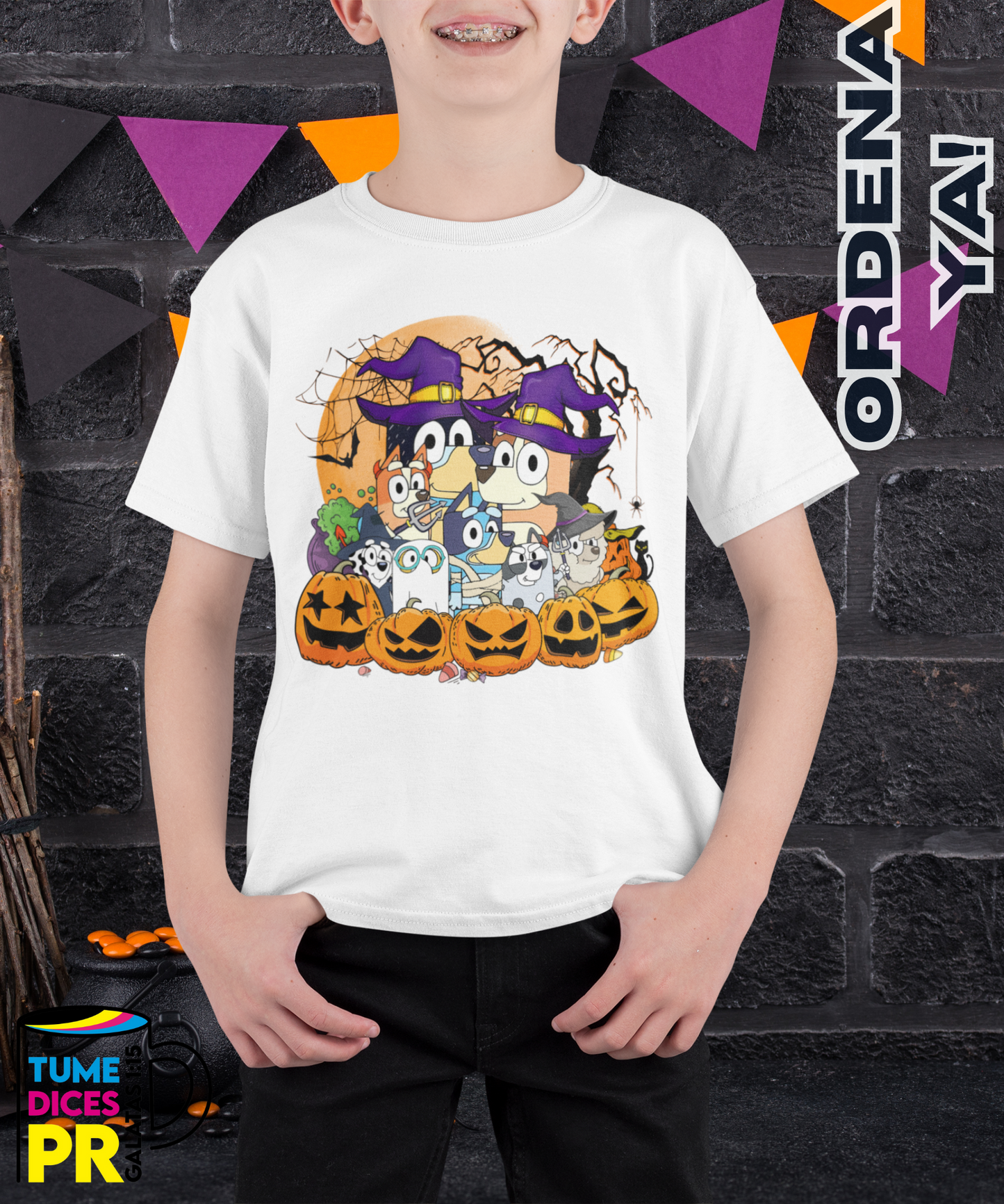 Camiseta HALLOWEEN BLUEY