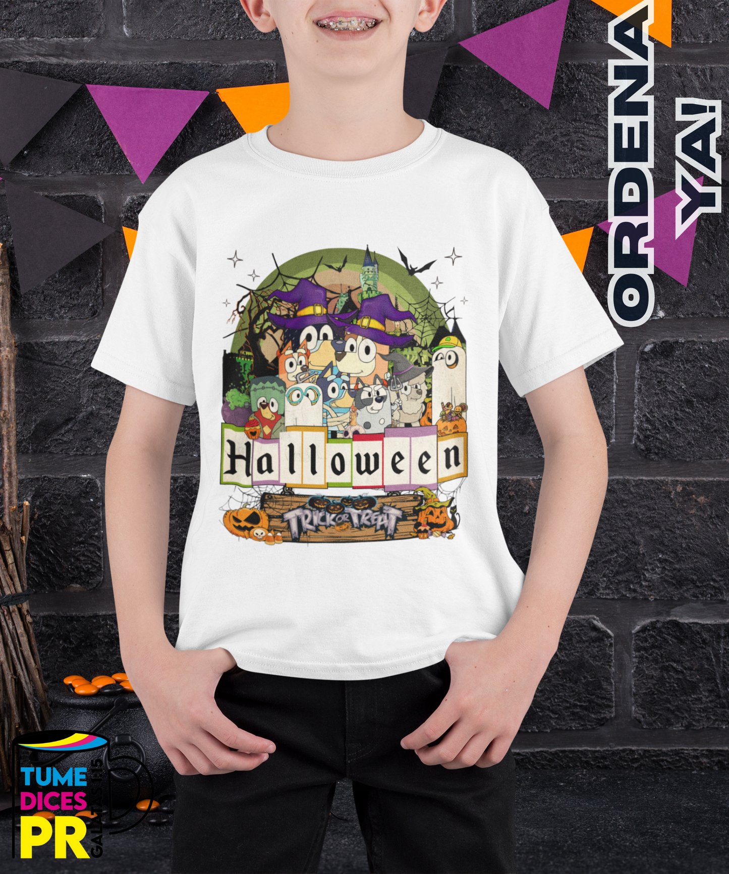 Camiseta HALLOWEEN BLUEY