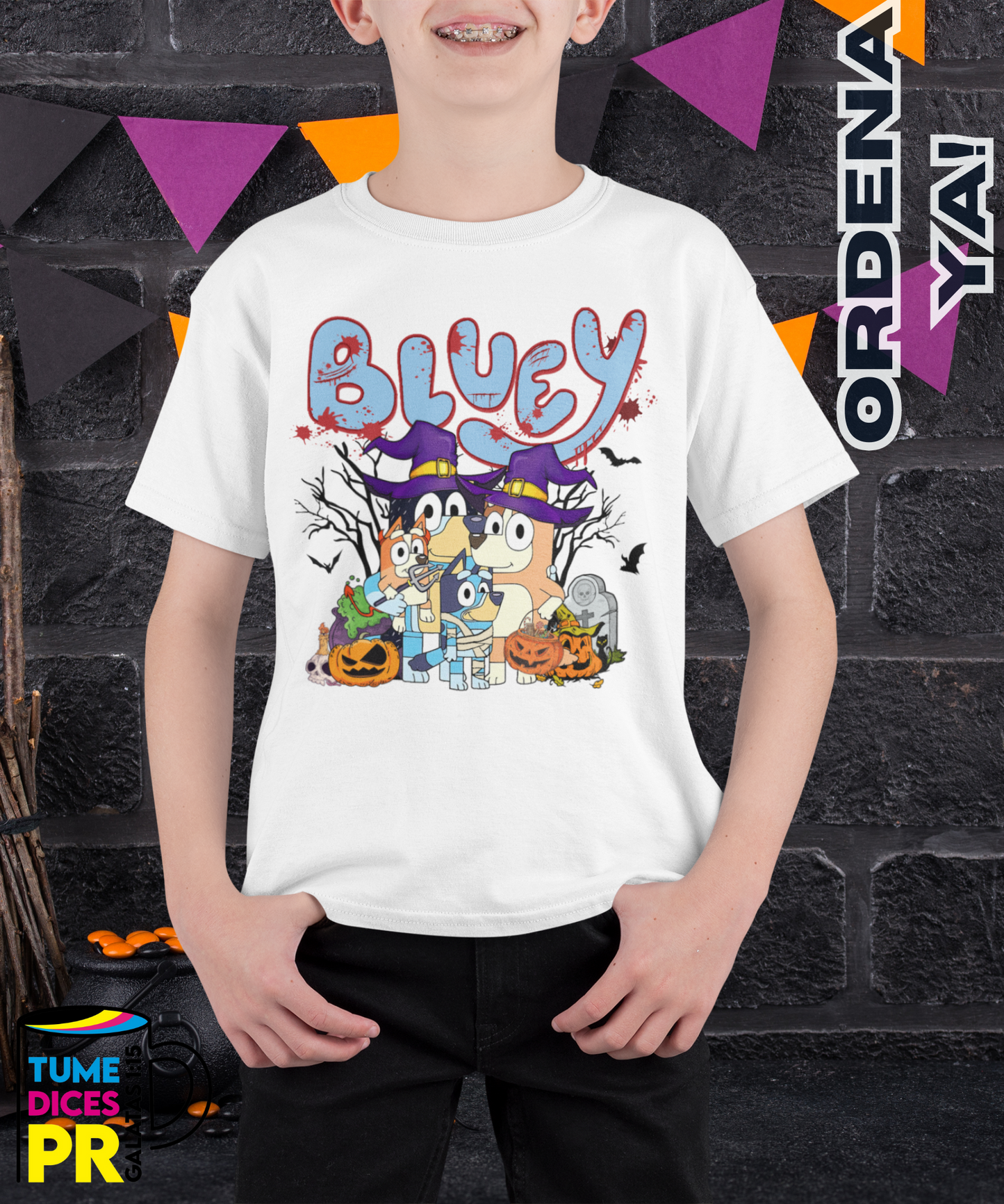 Camiseta HALLOWEEN BLUEY