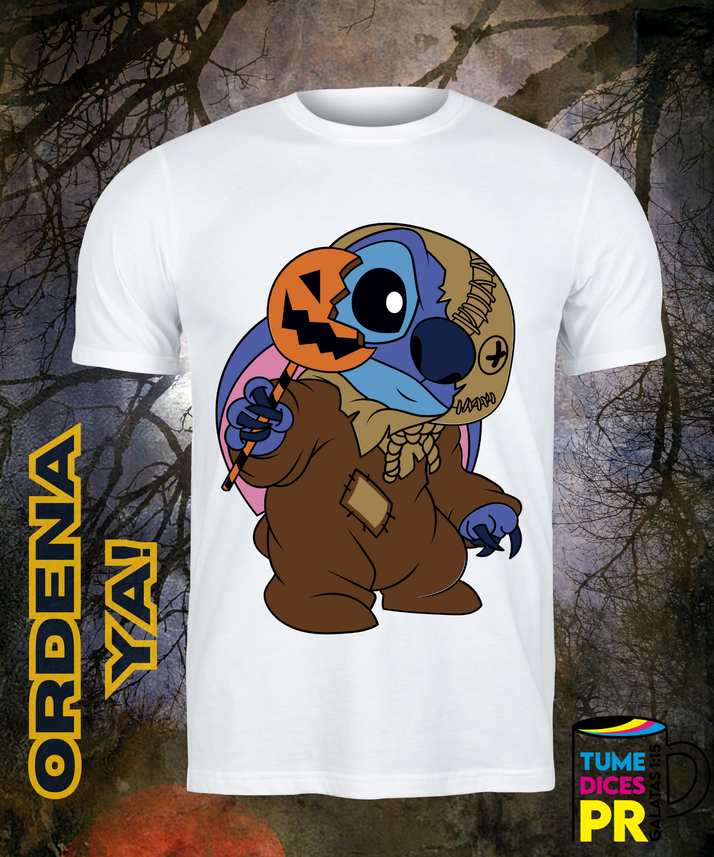 Camiseta Halloween STITCH