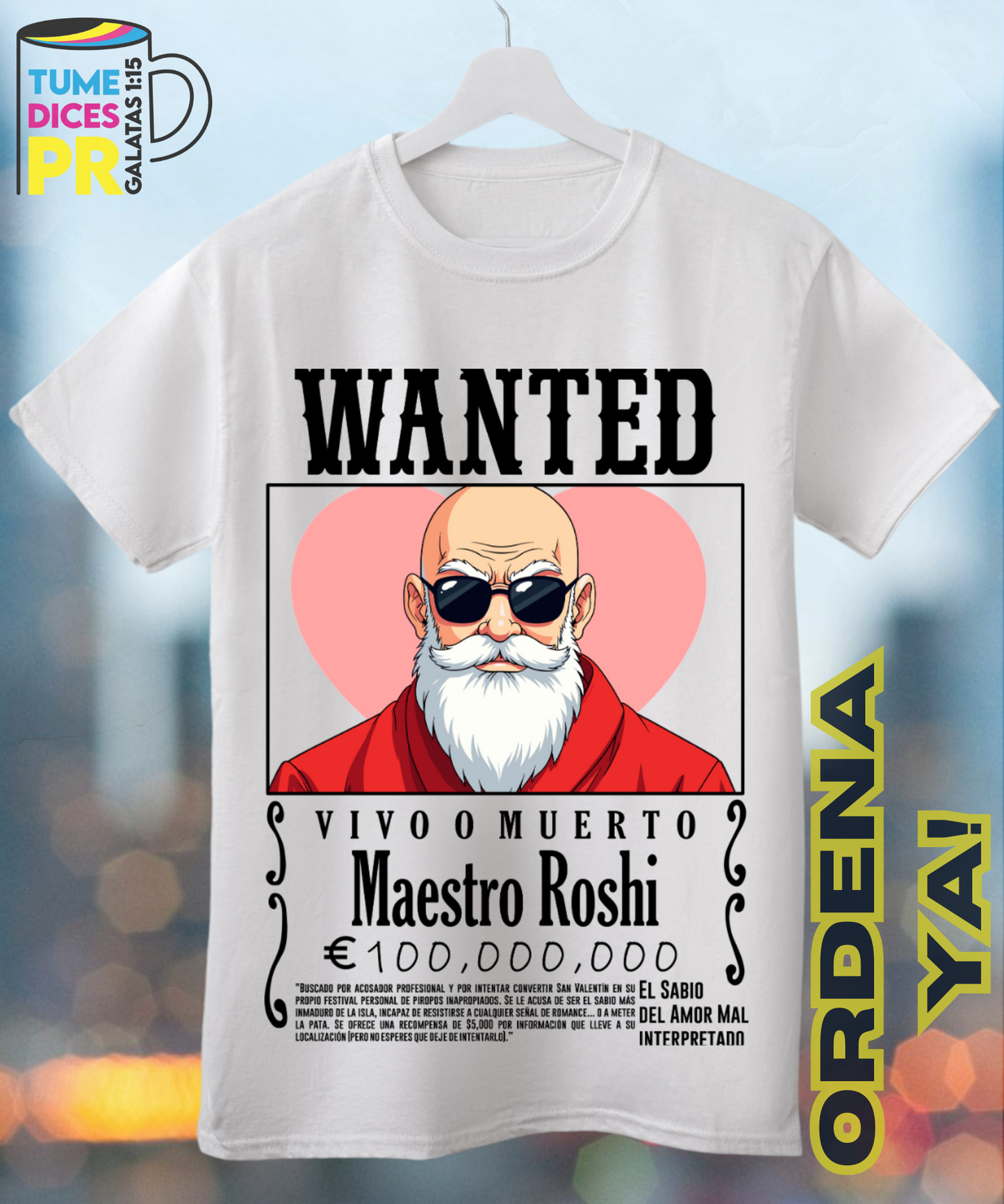 Camiseta WANTED ANIME