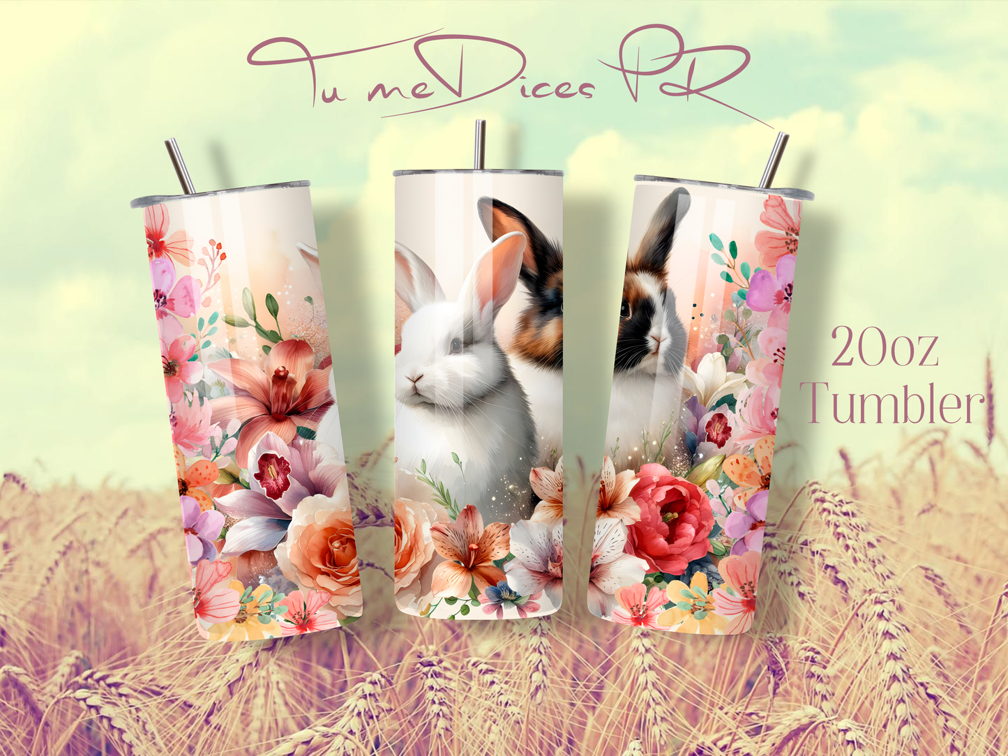 Animales Random Skinny Tumbler
