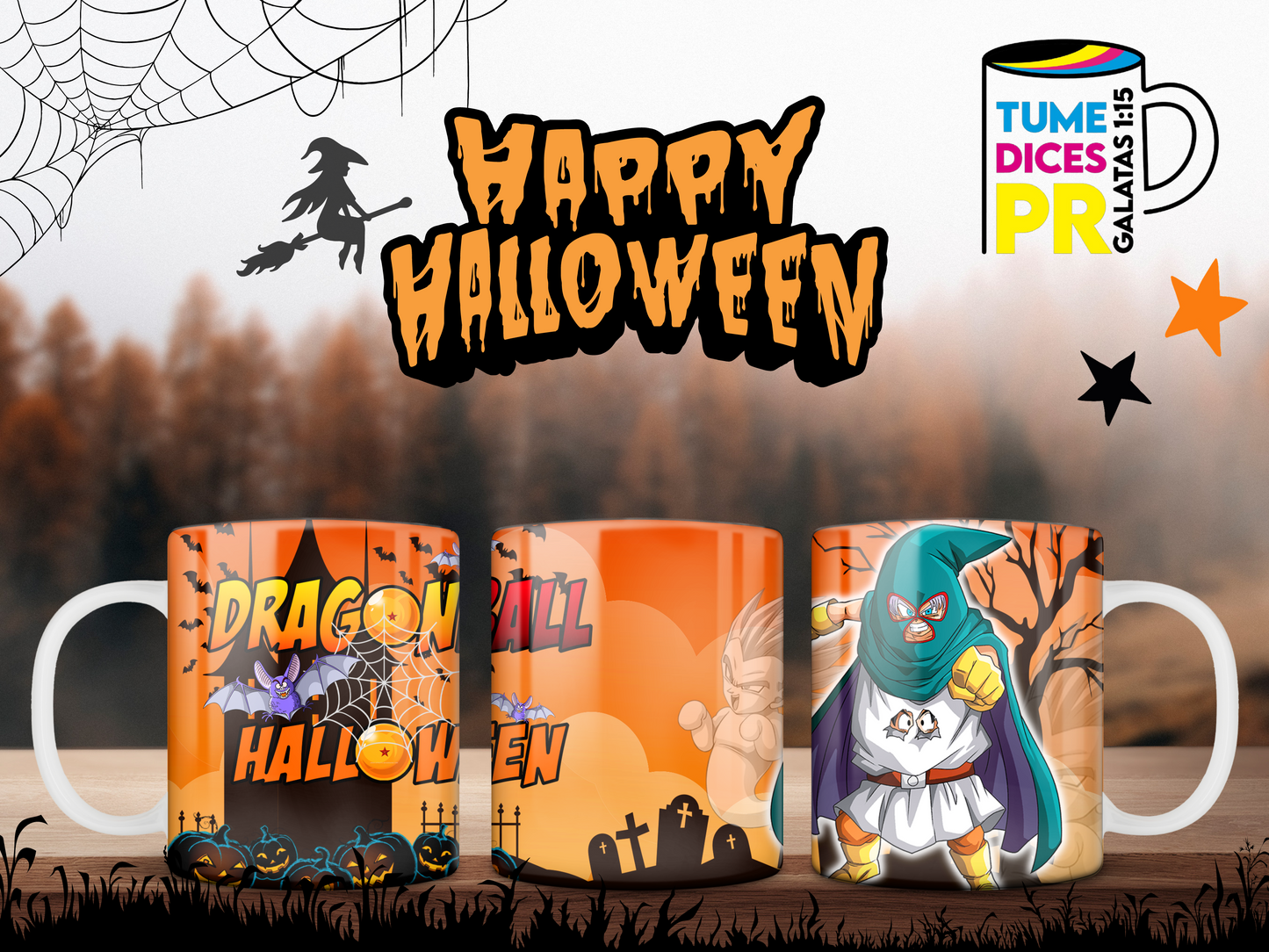 Taza Halloween Dragonball