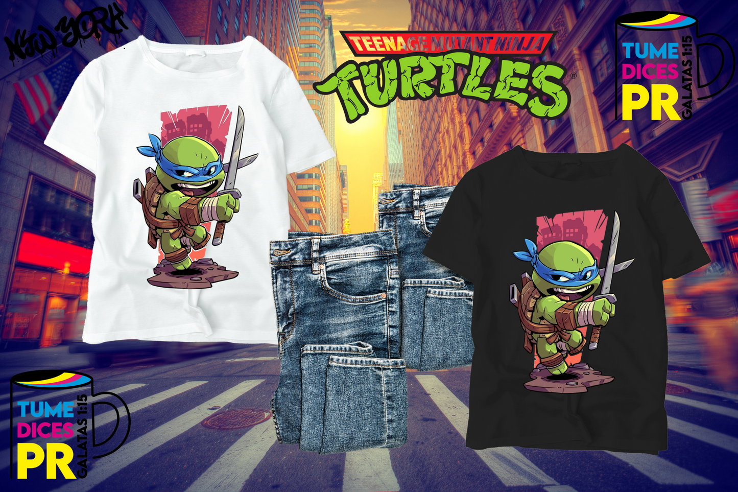 Camiseta NINJA TURTLES