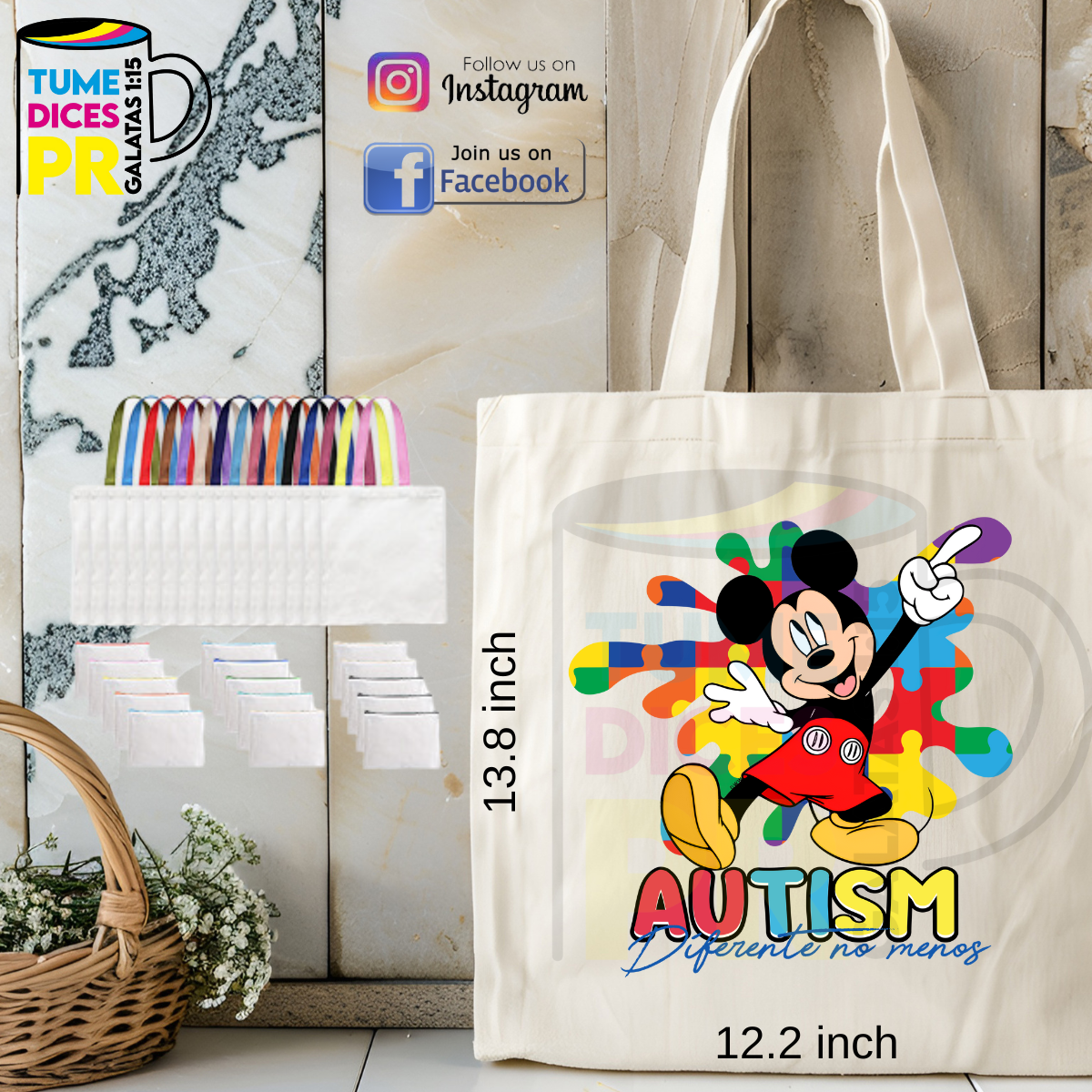 Tote Bags AUTISM