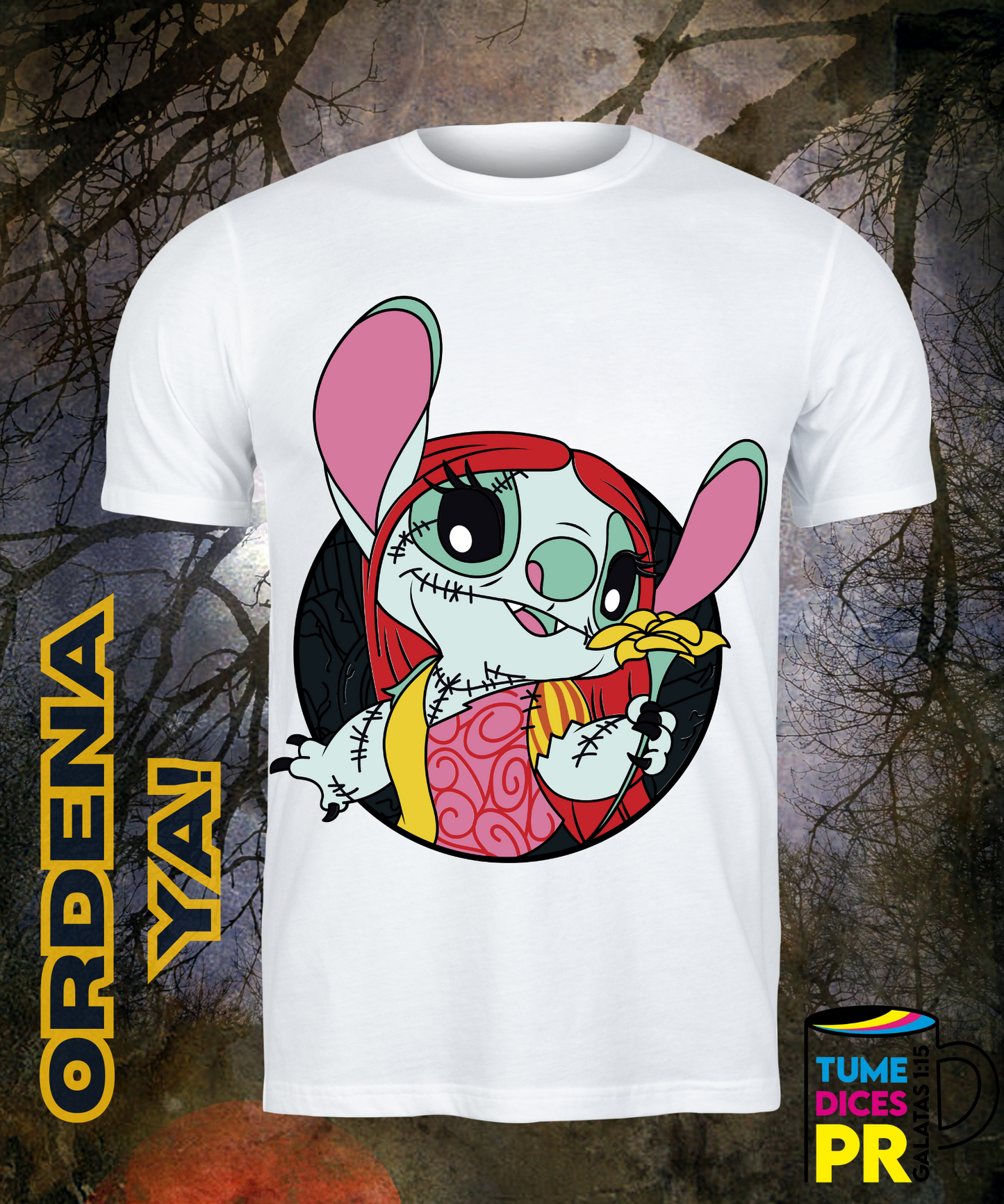 Camiseta Halloween STITCH