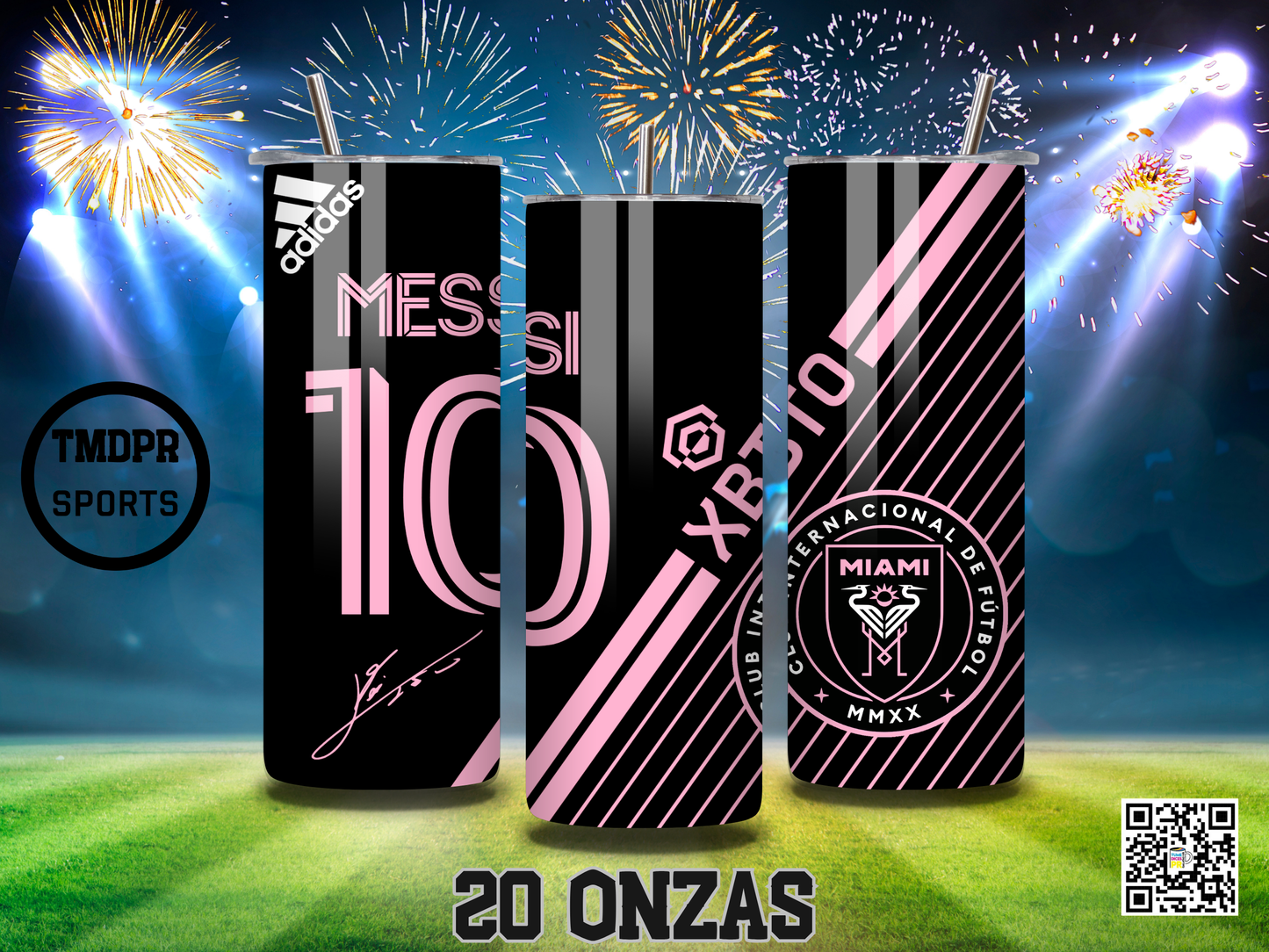 MESSI Skinny Tumbler