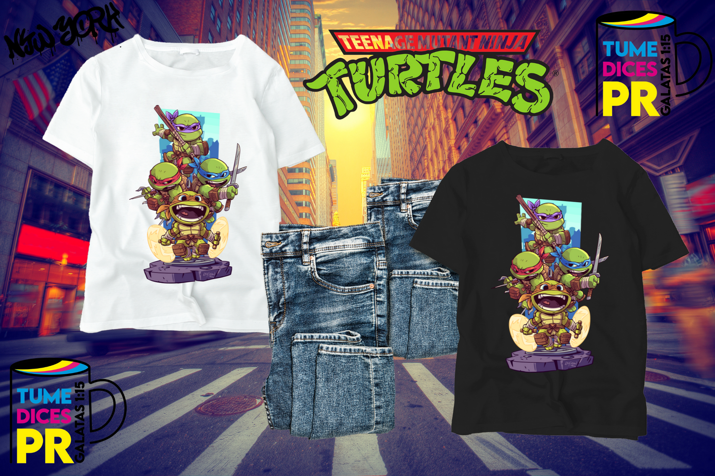 Camiseta NINJA TURTLES