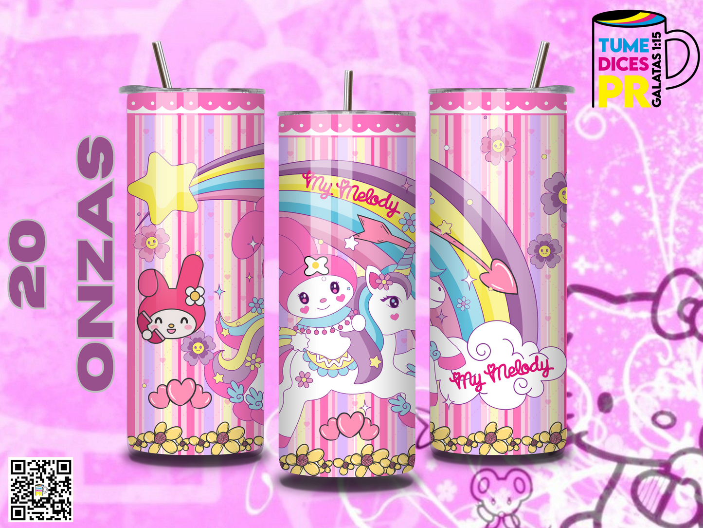 HELLO KITTY Skinny Tumbler