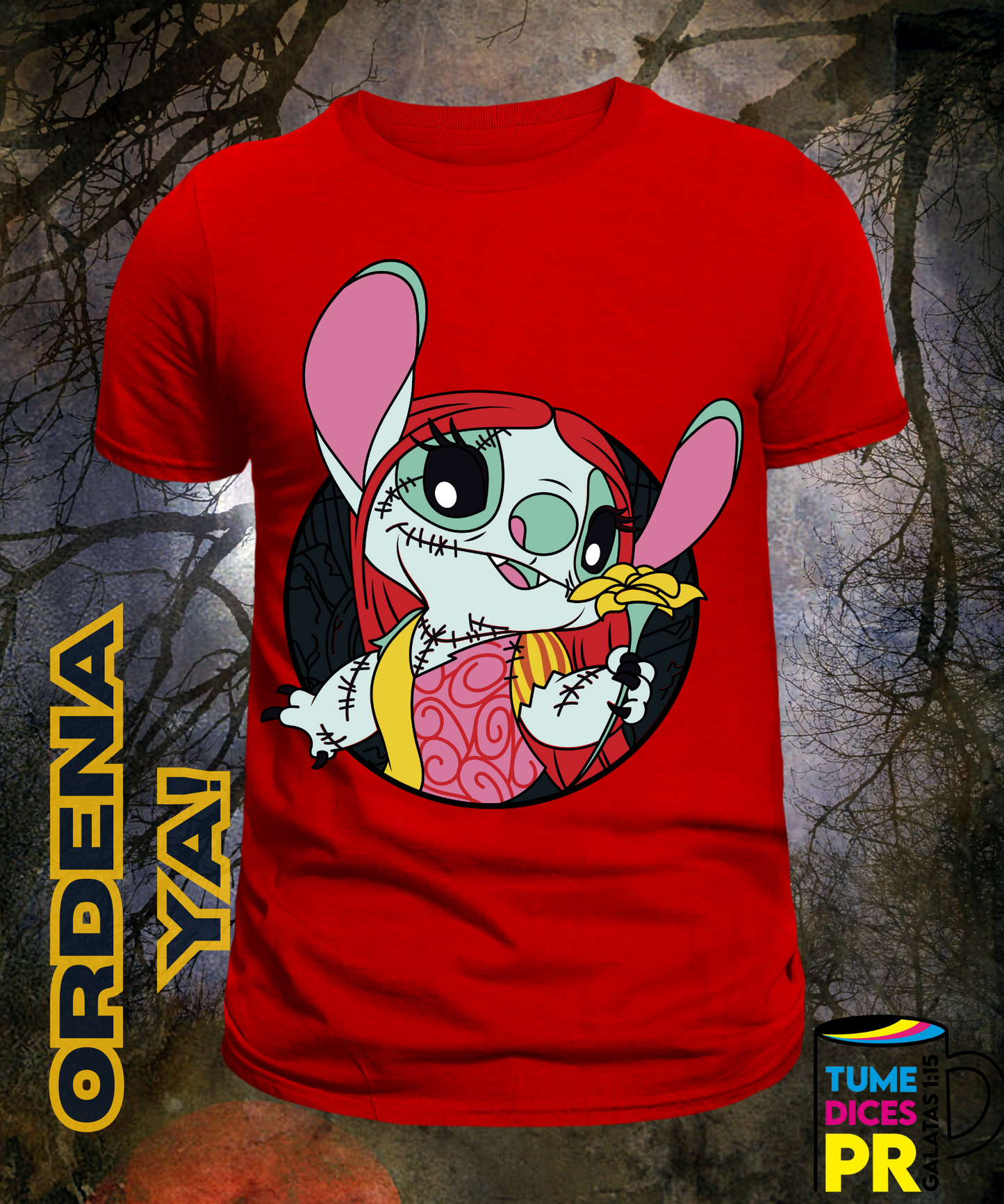 Camiseta Halloween STITCH