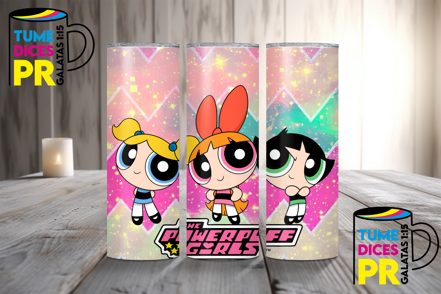 POWERPUFF GIRLS Skinny Tumbler