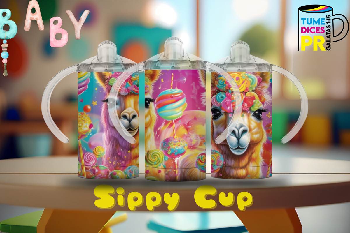 Sippy Cup Llama colores