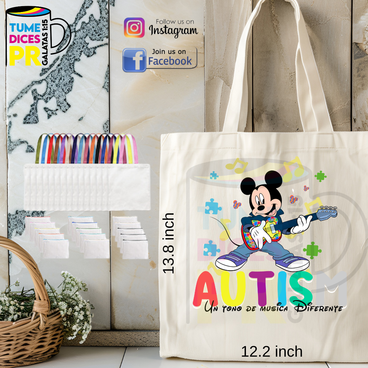 Tote Bags AUTISM