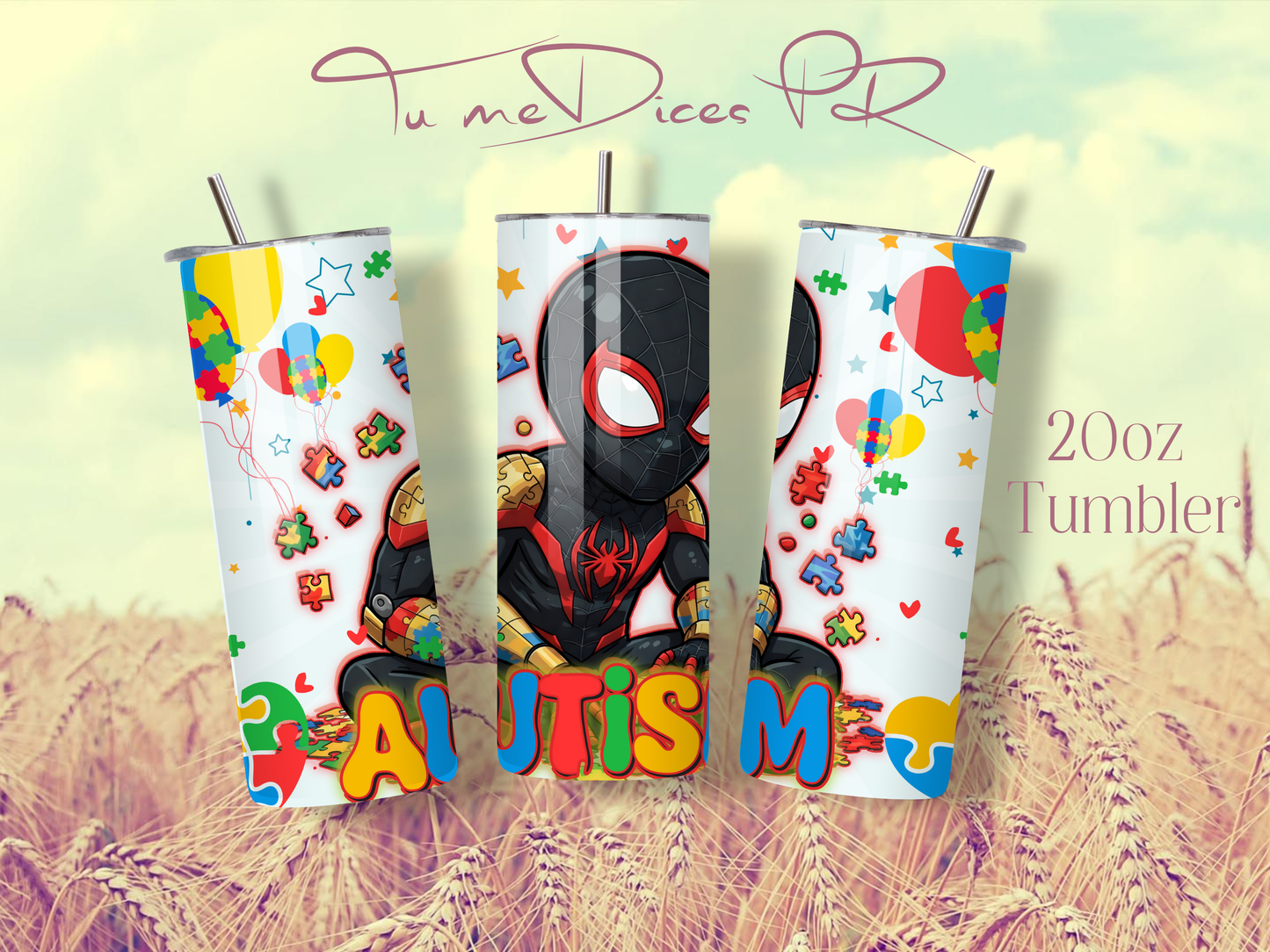 AUTISMO Skinny Tumbler