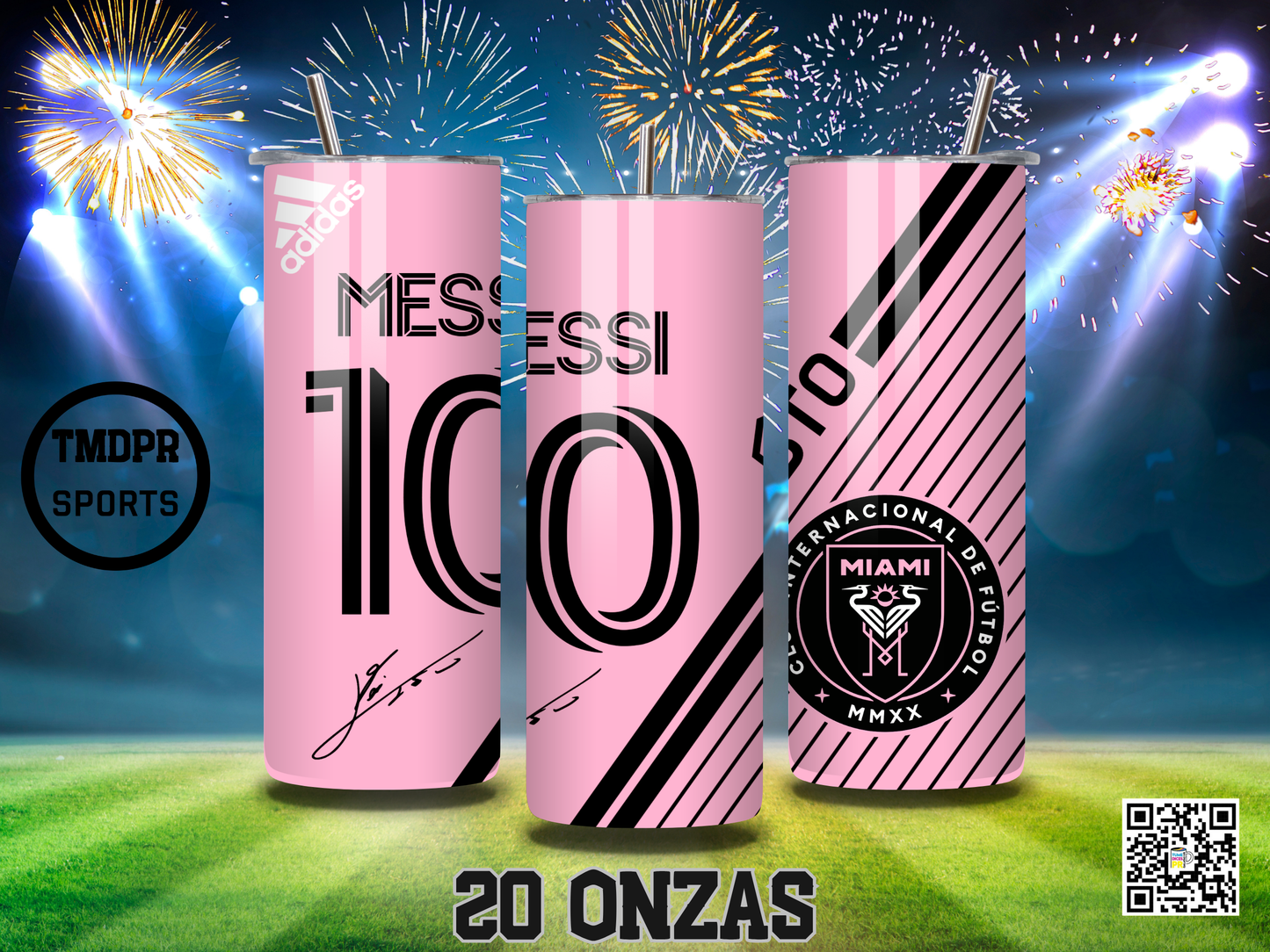 MESSI Skinny Tumbler
