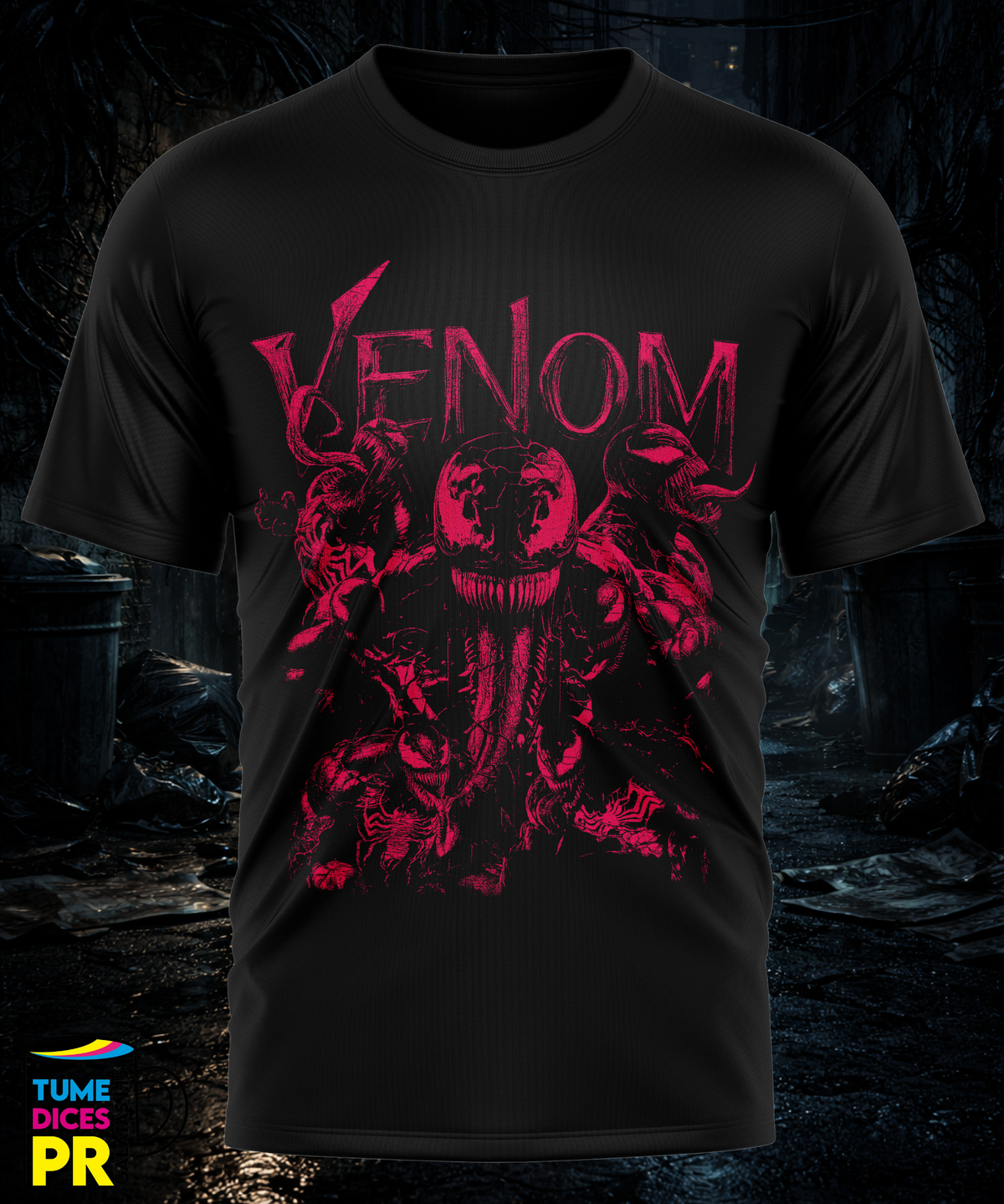 Camiseta VENOM | Algodón y poliéster | Tallas S–XL