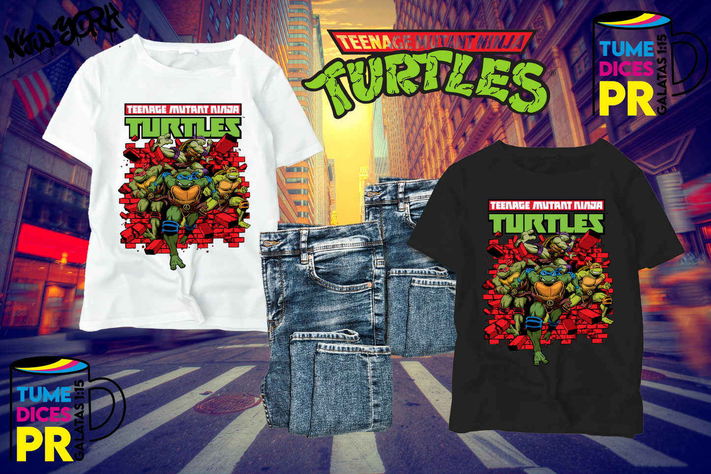 Camiseta NINJA TURTLES