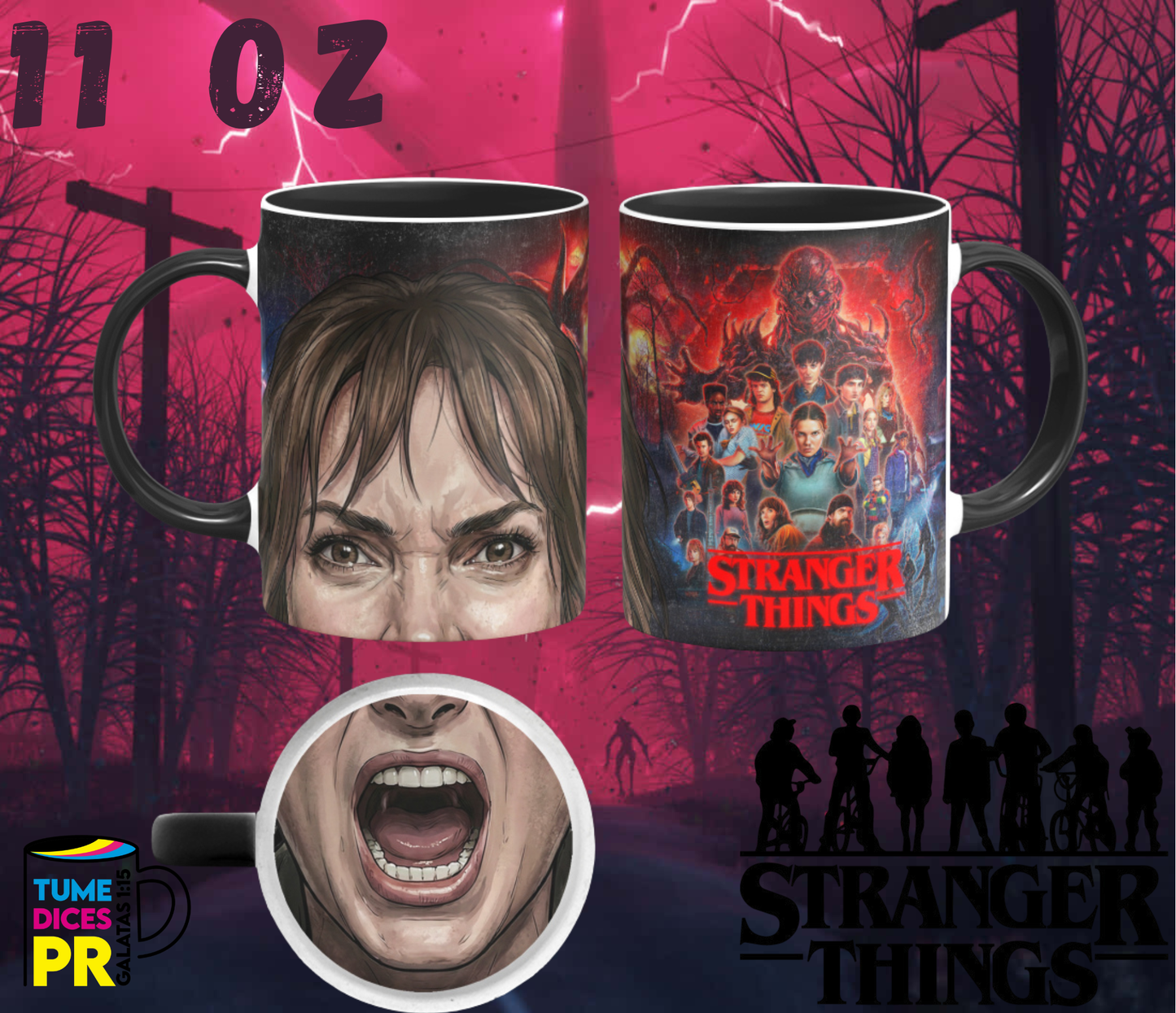 Taza STRANGER THINGS CON BOCA
