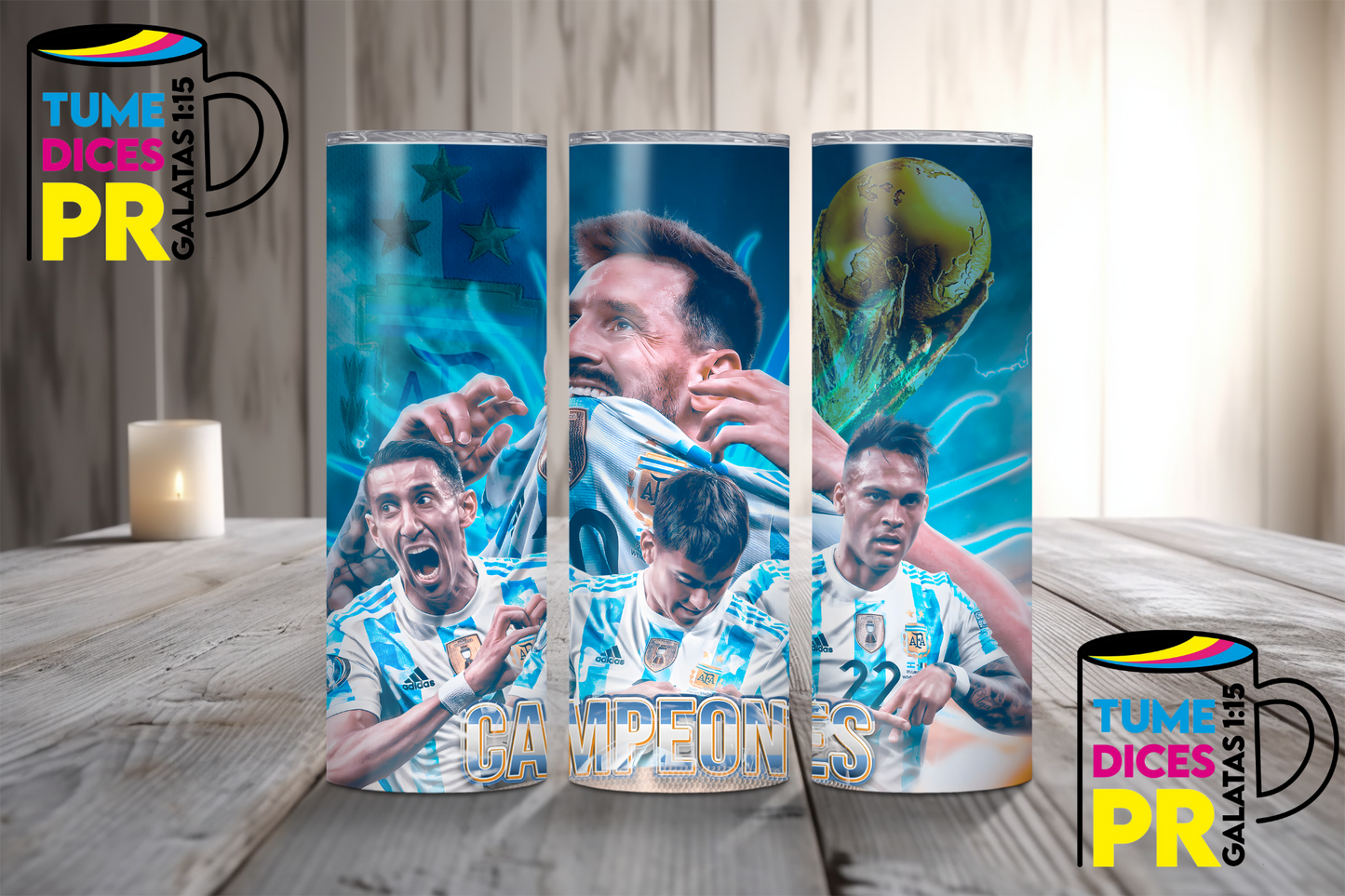 MESSI Skinny Tumbler