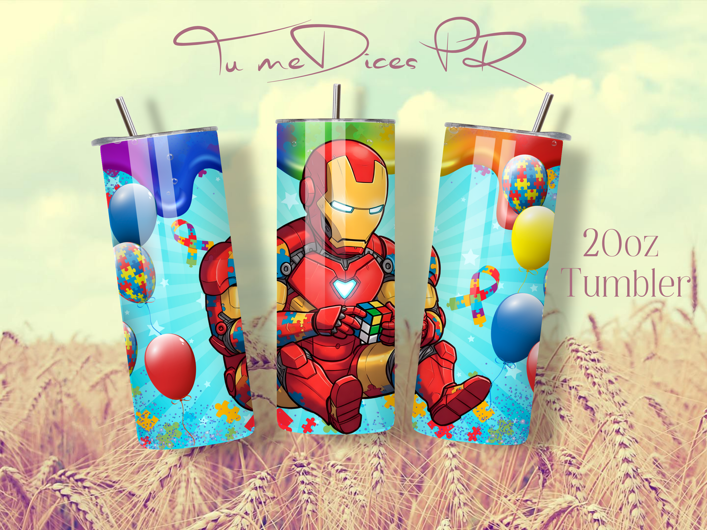 AUTISMO Skinny Tumbler