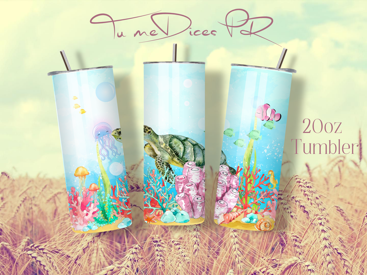 Animales Random Skinny Tumbler