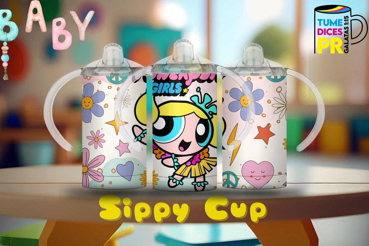 Sippy Cup Chicas Superpoderosas Burbuja
