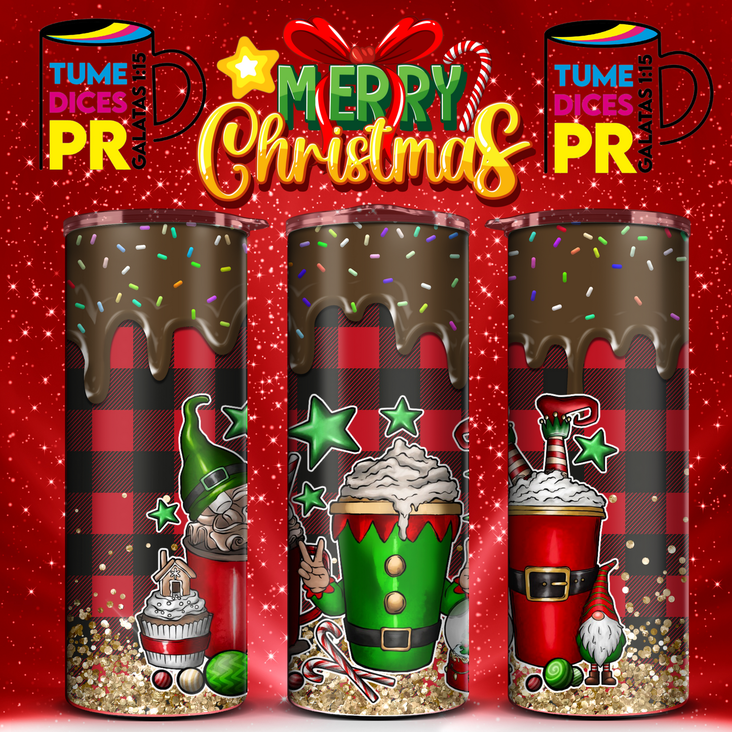 NAVIDAD 2 Skinny Tumbler