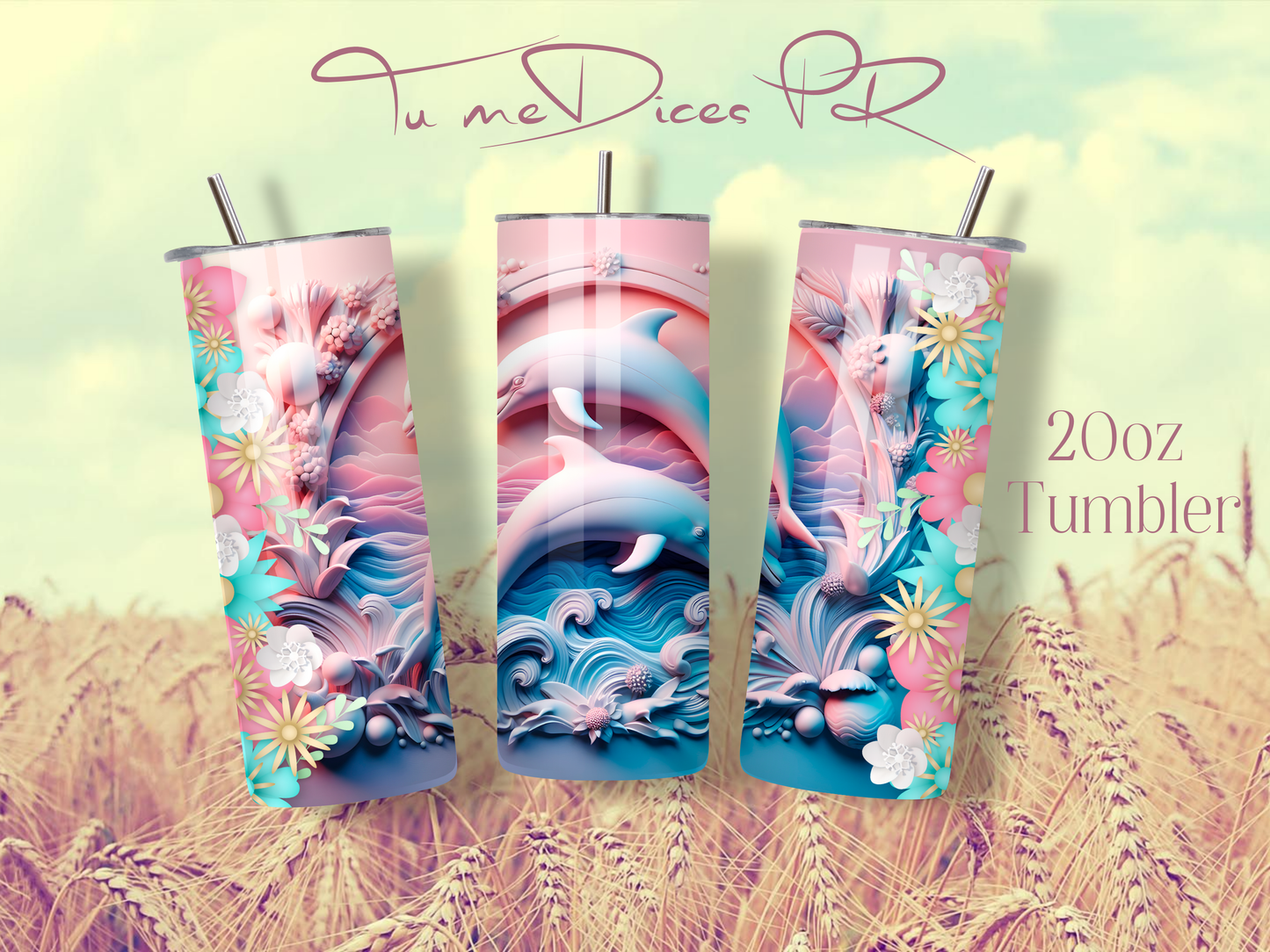 Animales Random Skinny Tumbler