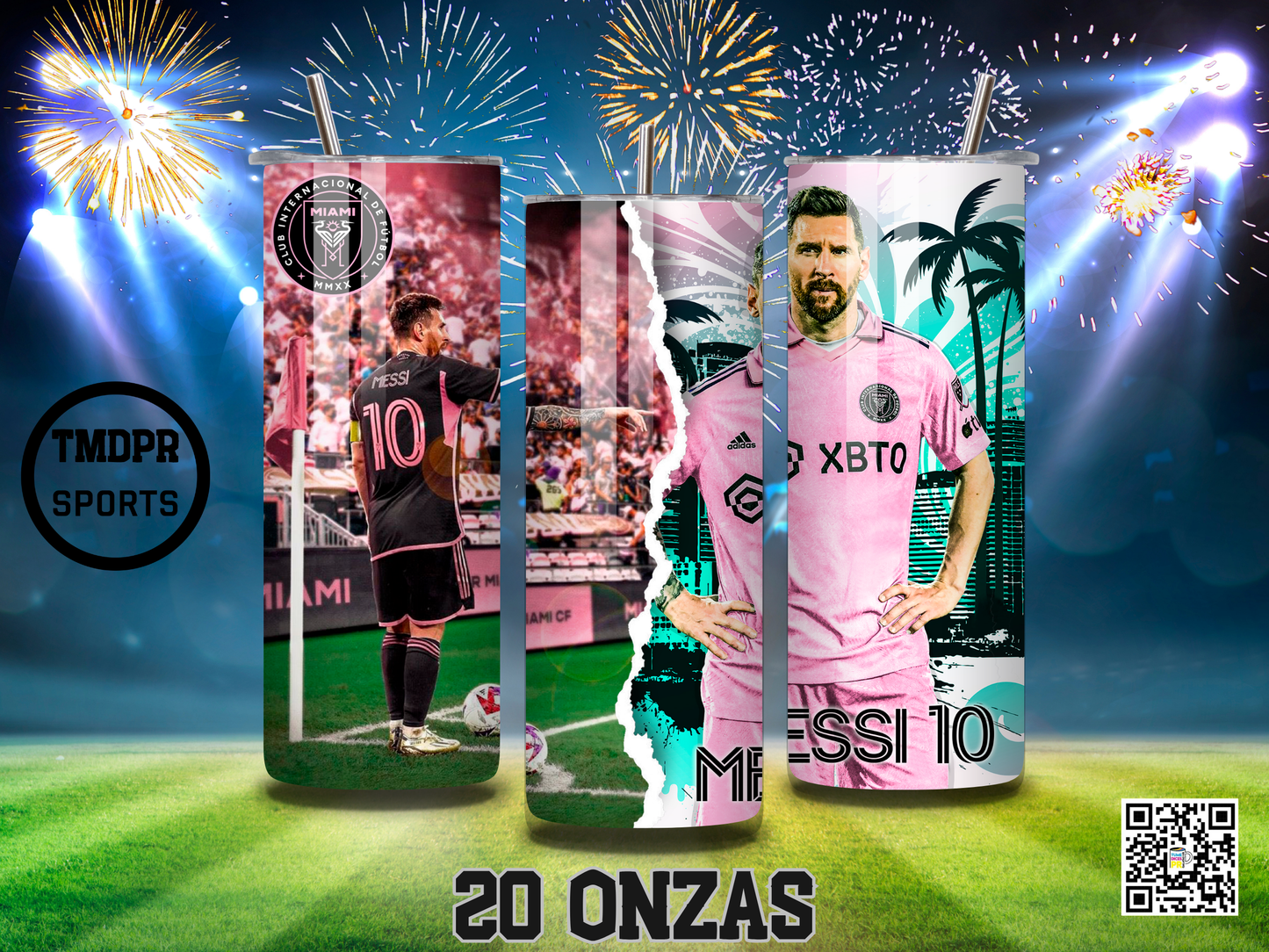 MESSI Skinny Tumbler
