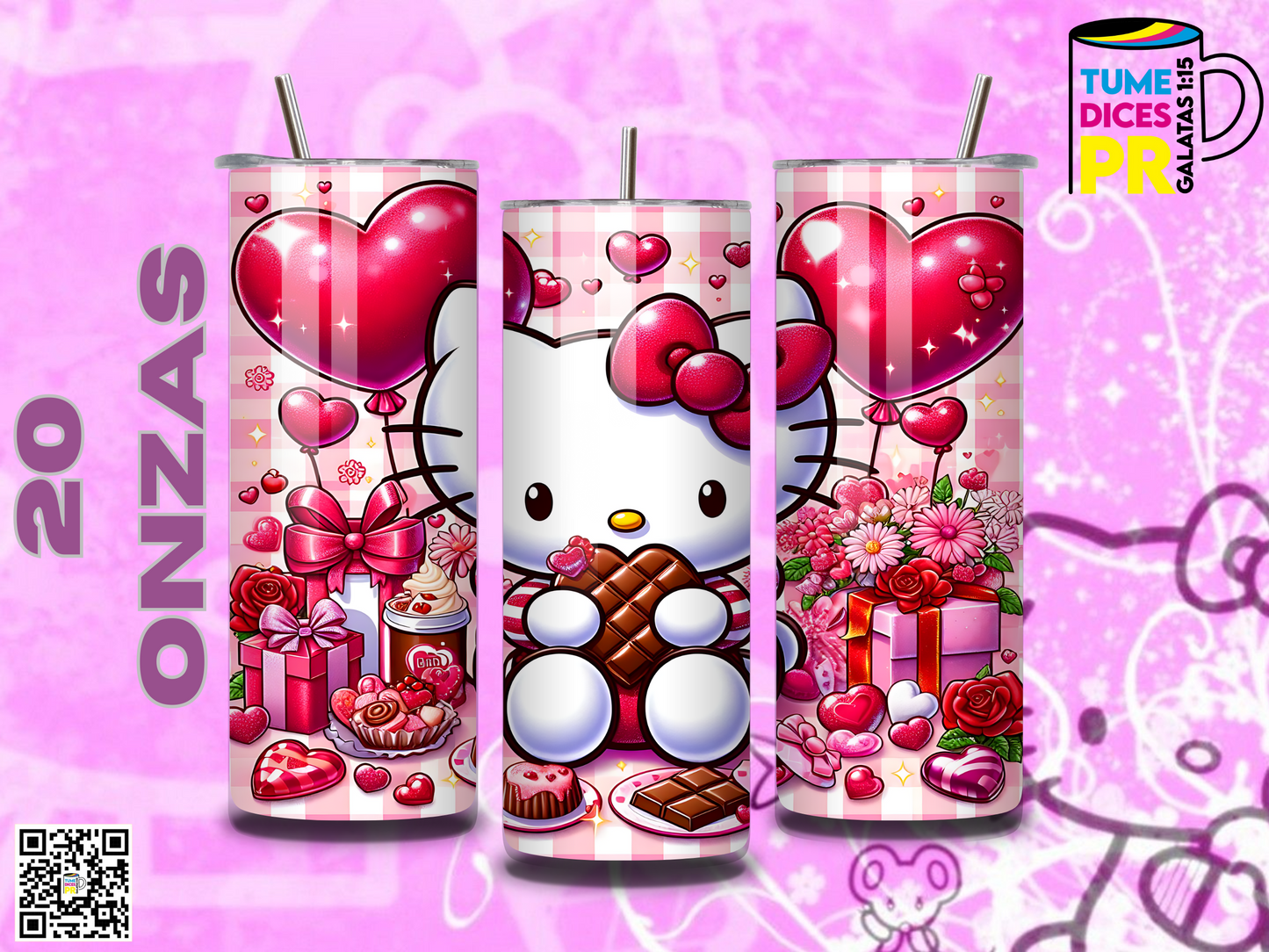 HELLO KITTY Skinny Tumbler