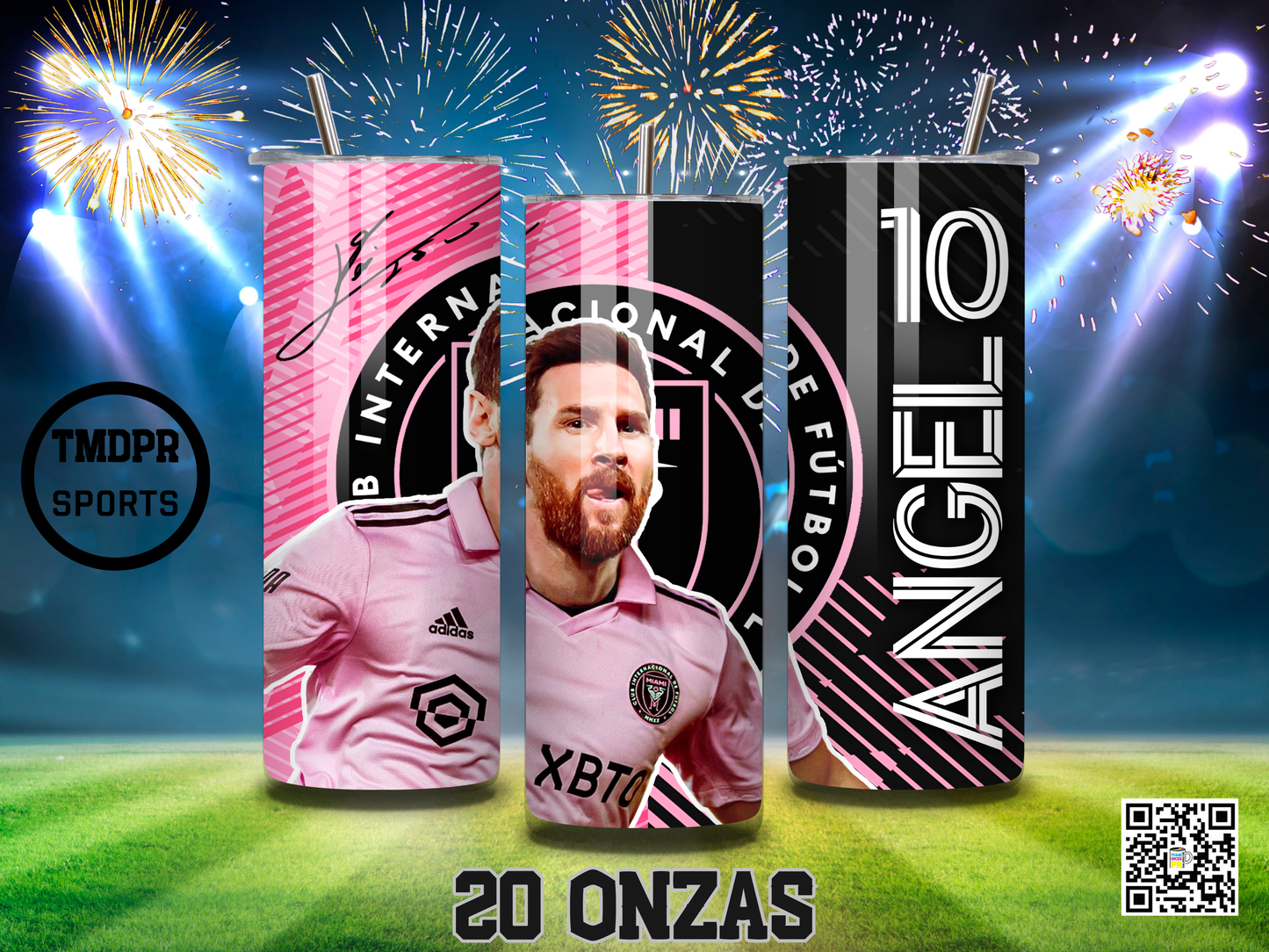 MESSI Skinny Tumbler