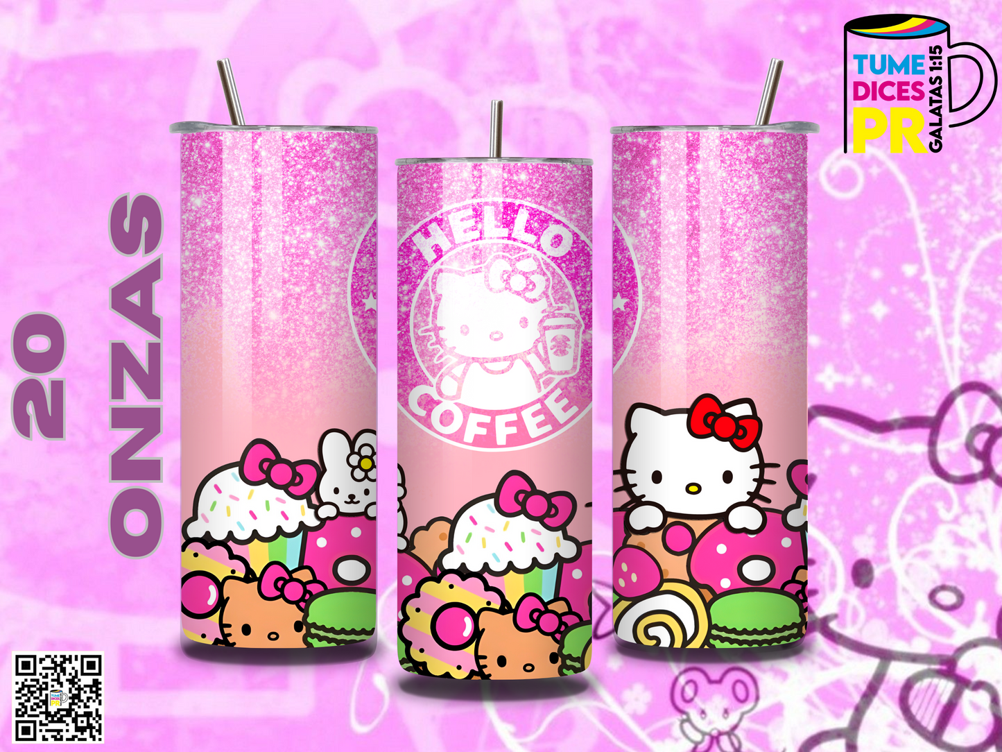 HELLO KITTY Skinny Tumbler