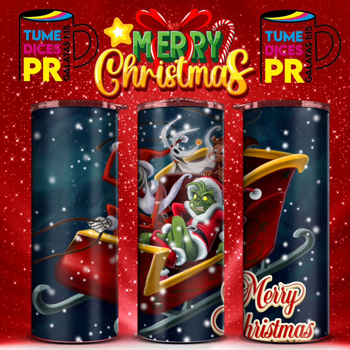 NAVIDAD 2 Skinny Tumbler
