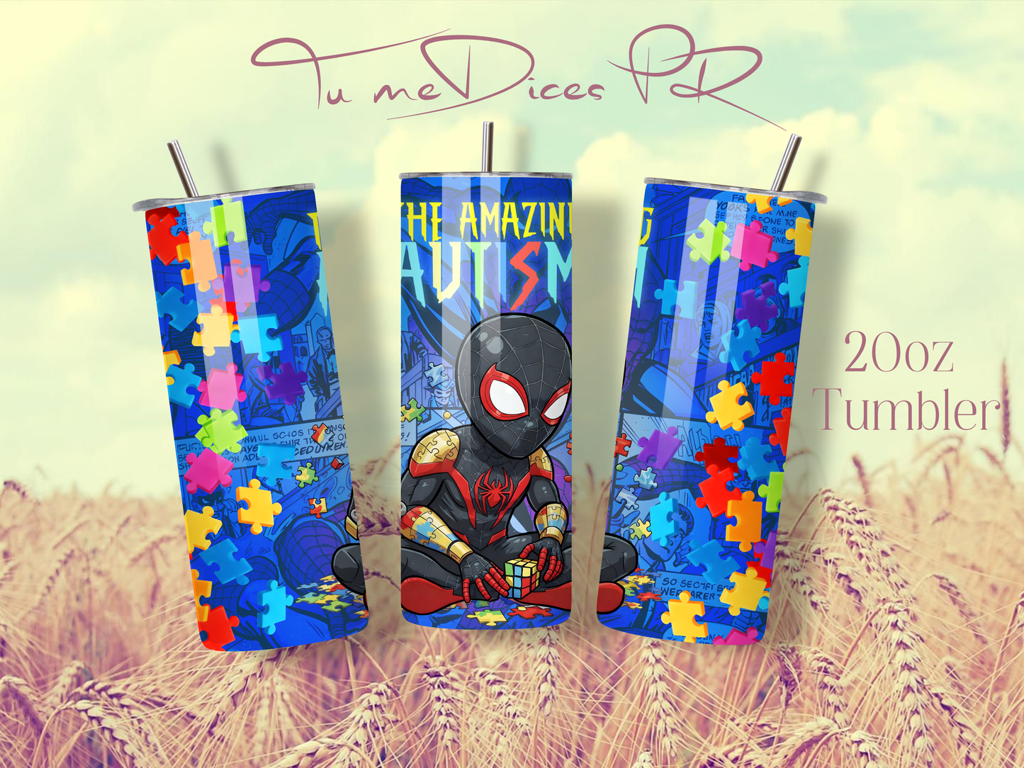 AUTISMO Skinny Tumbler