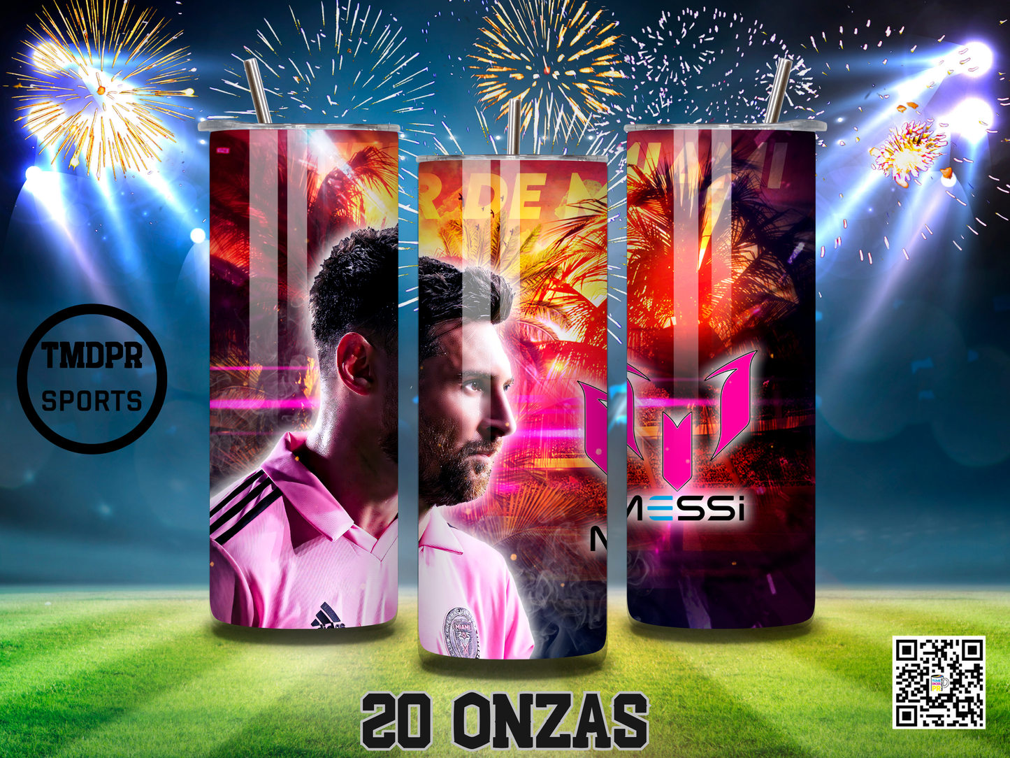MESSI Skinny Tumbler