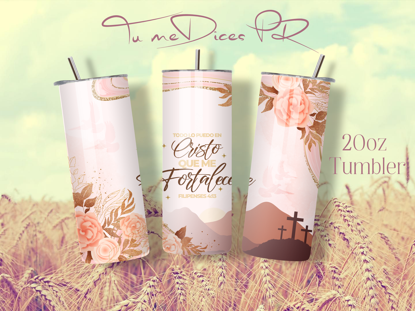 CRISTIANOS Skinny Tumbler