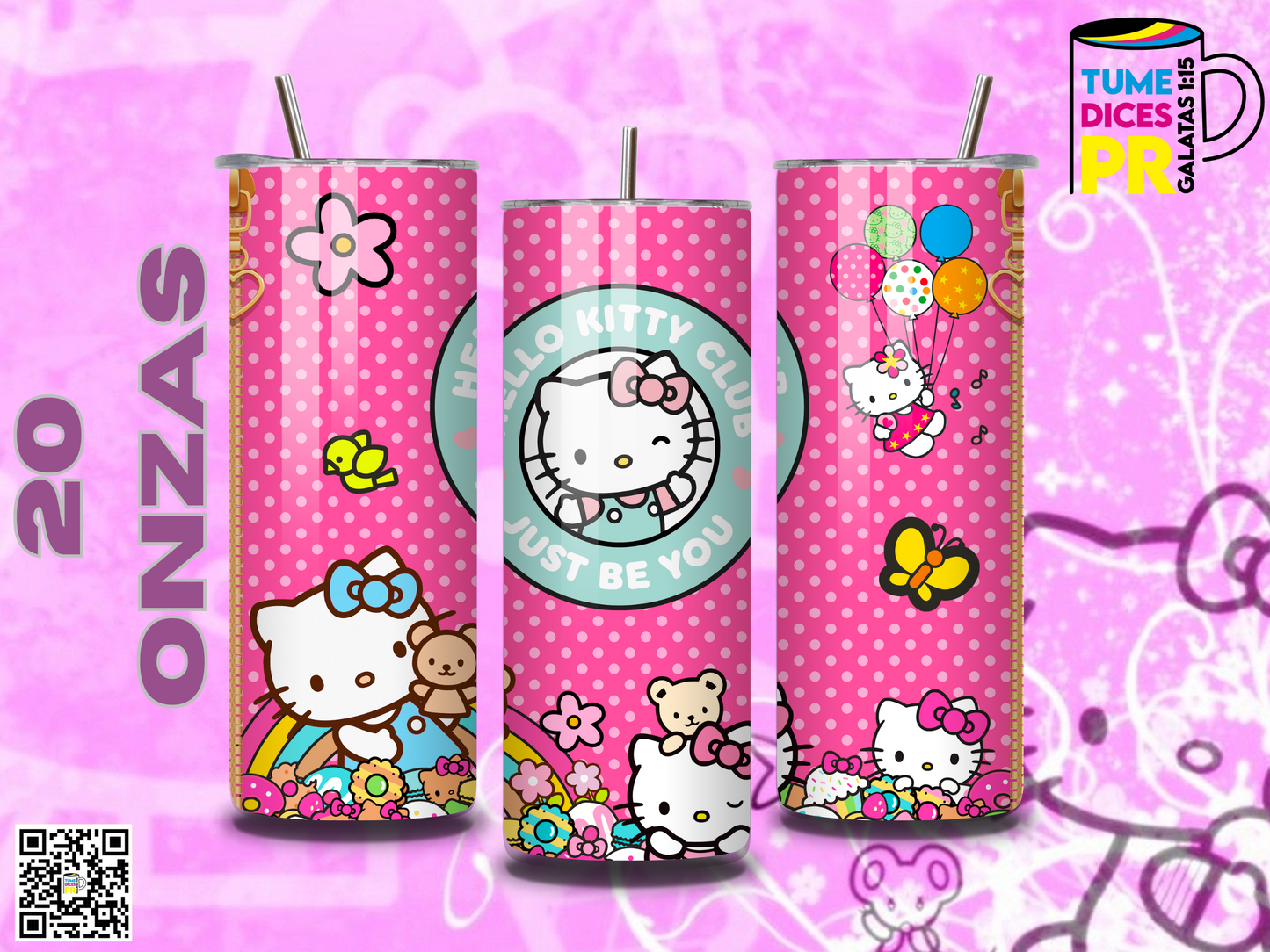 HELLO KITTY Skinny Tumbler