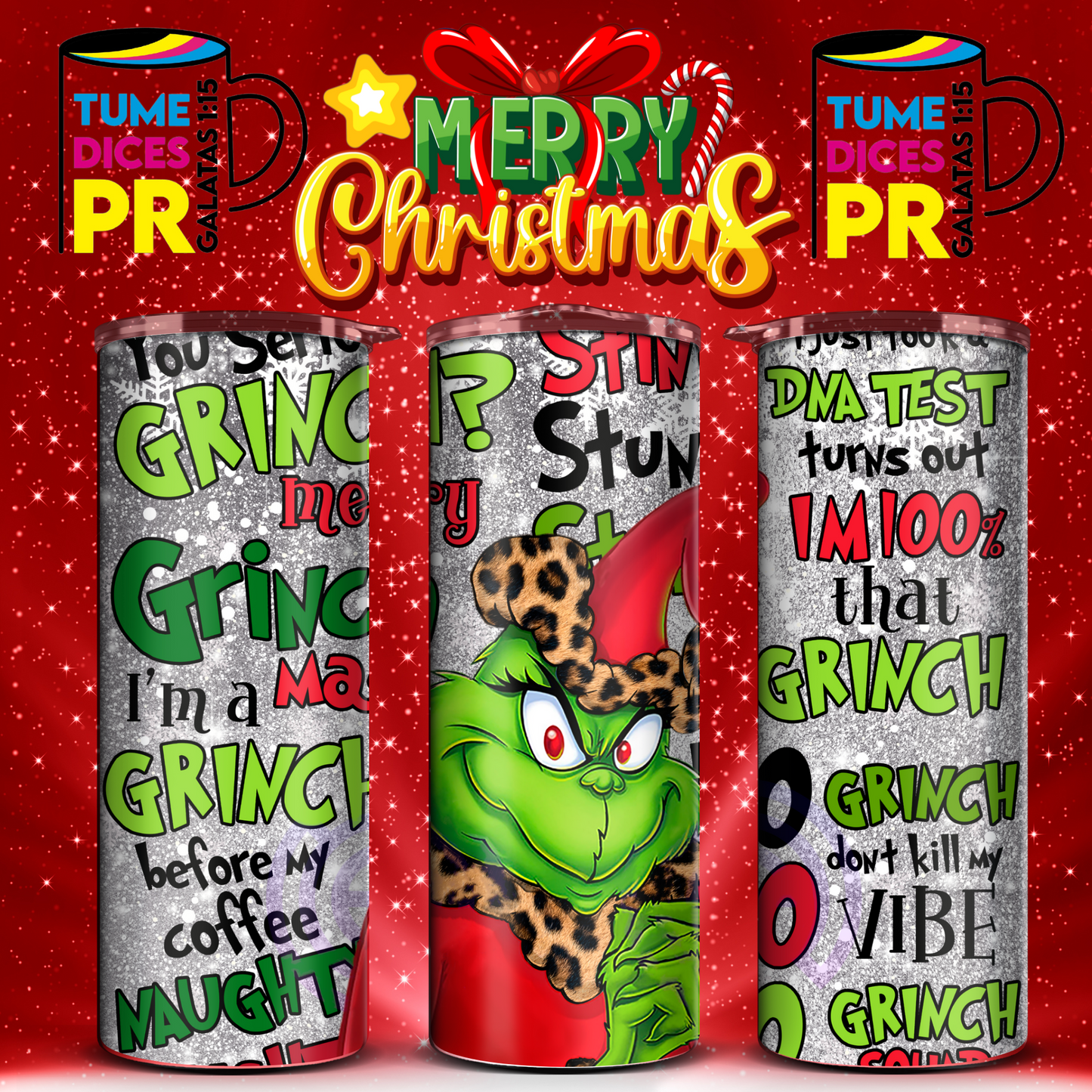 NAVIDAD 2 Skinny Tumbler