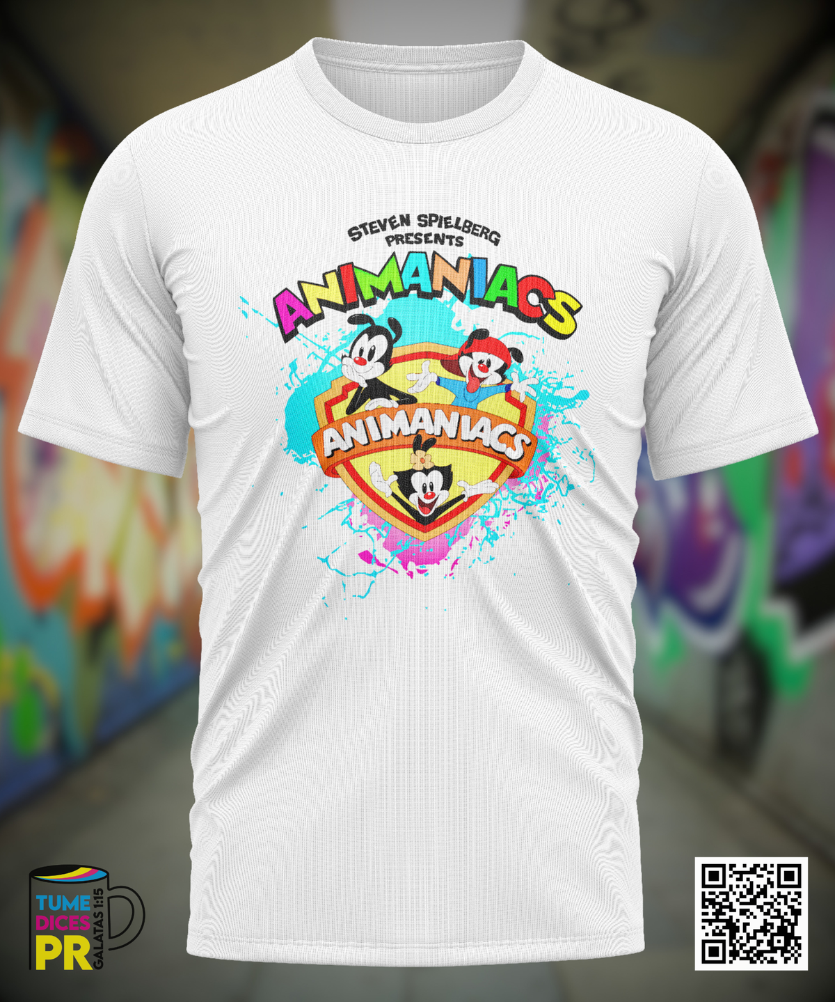 Camiseta ANIMANIACS | Algodón y poliéster | Tallas S–XL
