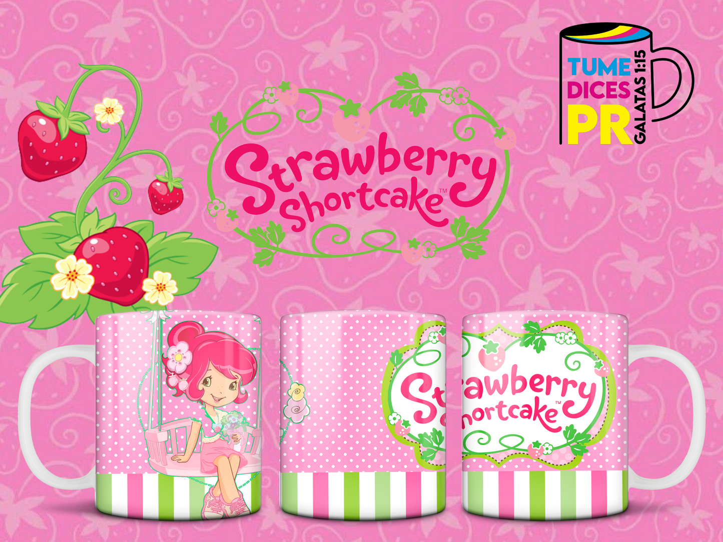 Taza Strawberry Shortcake