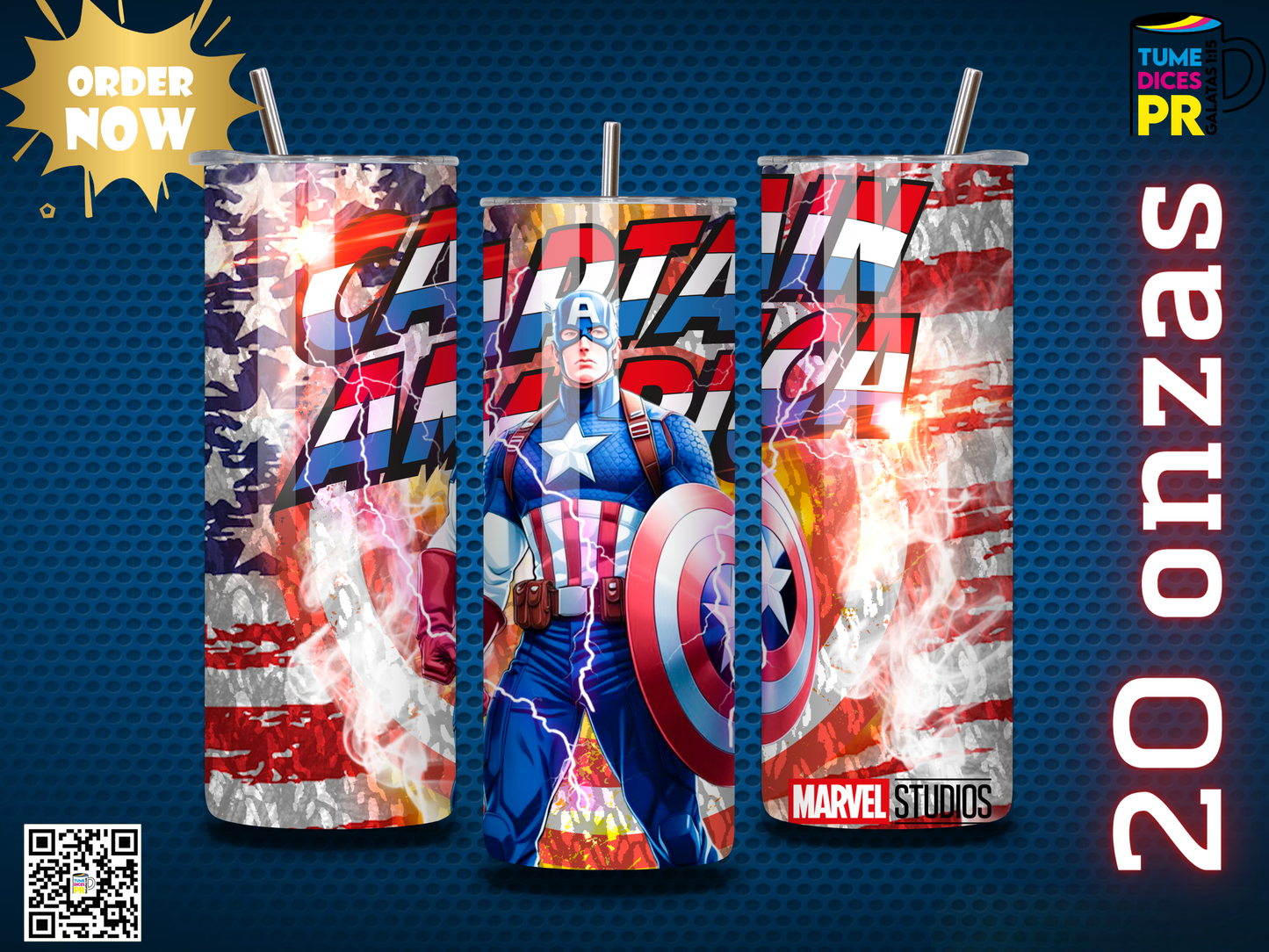 Team Bori Skinny Tumbler 20oz