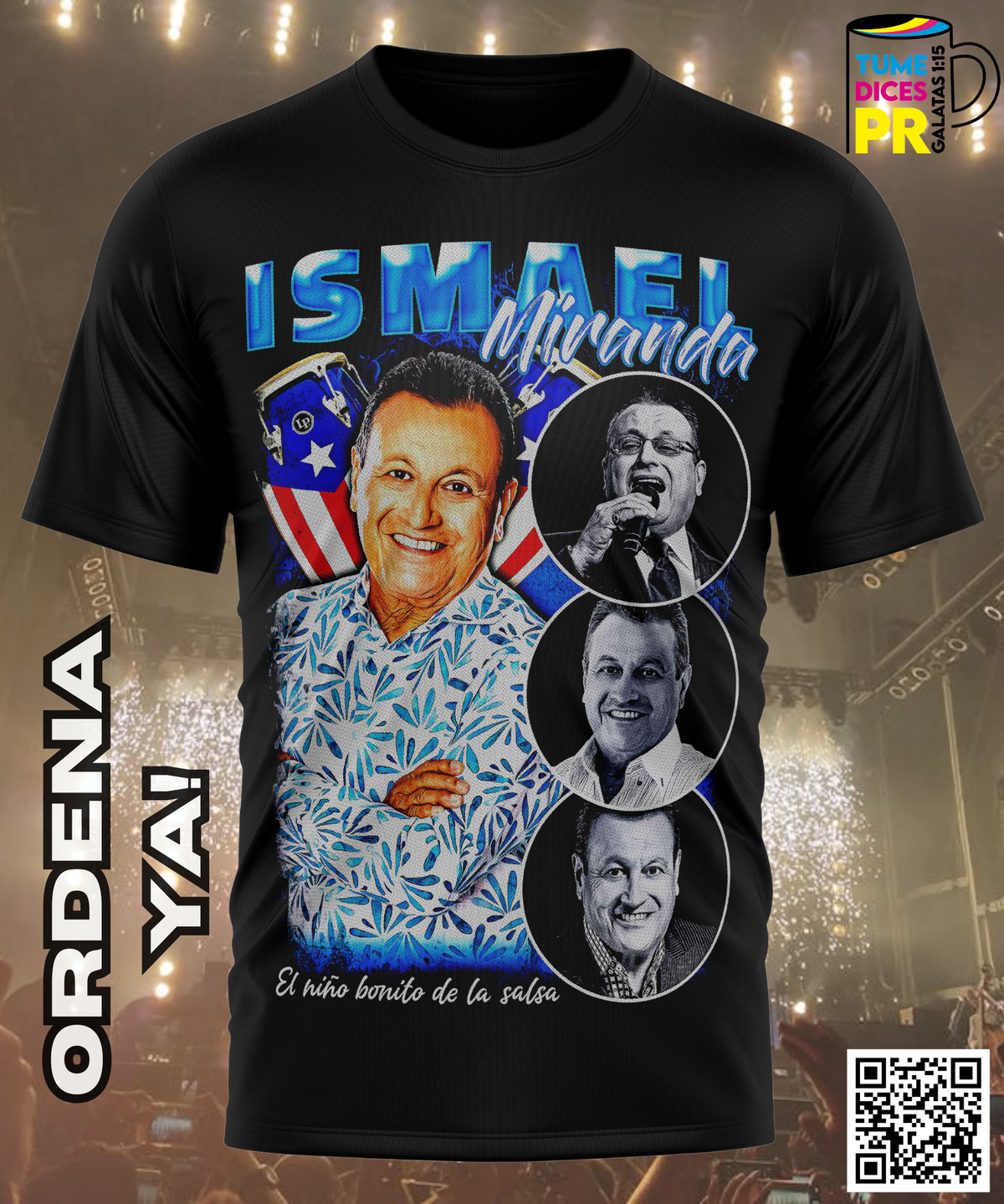 Camiseta ISMAEL MIRANDA | Algodón y poliéster | Tallas S–XL