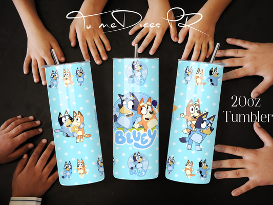 BLUEY Skinny Tumbler