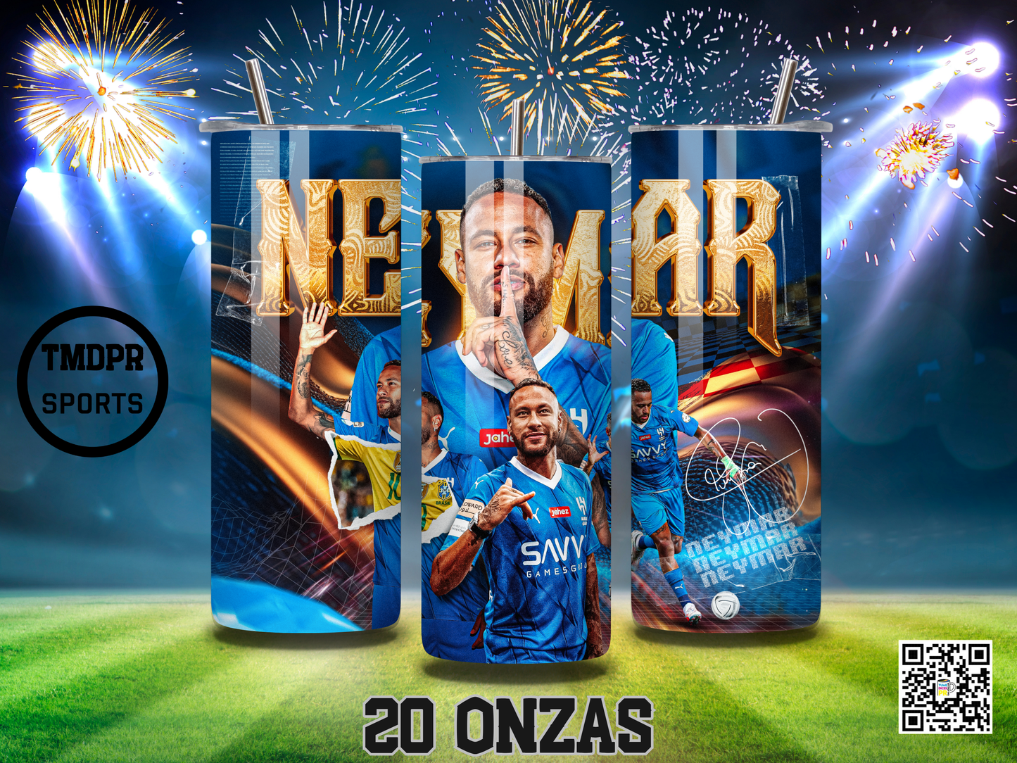 NEYMAR Skinny Tumbler