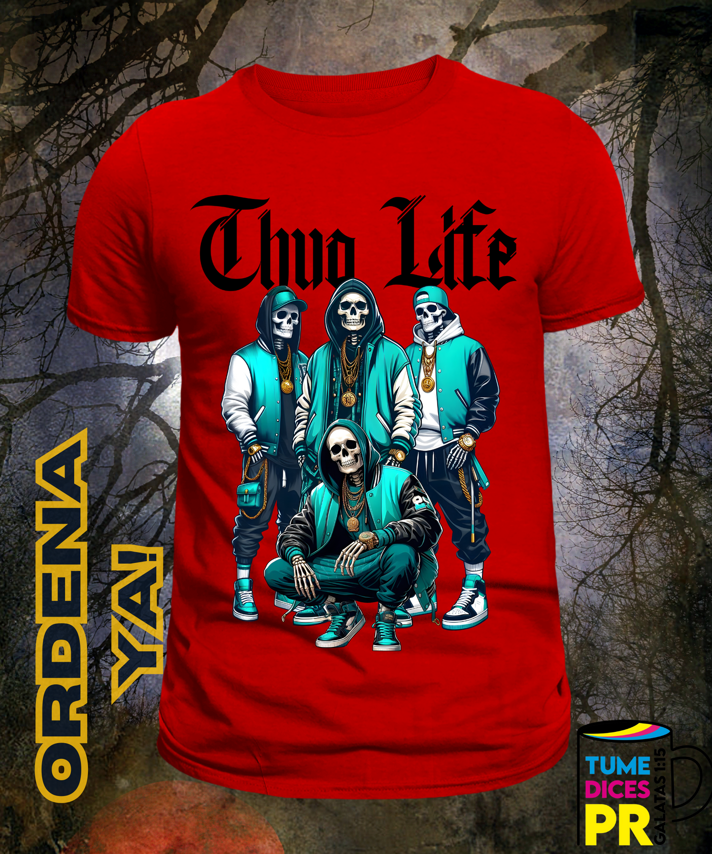 Camiseta Halloween THUG LIFE