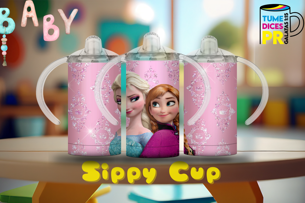 Sippy Cup Elsa y Anna Frozen