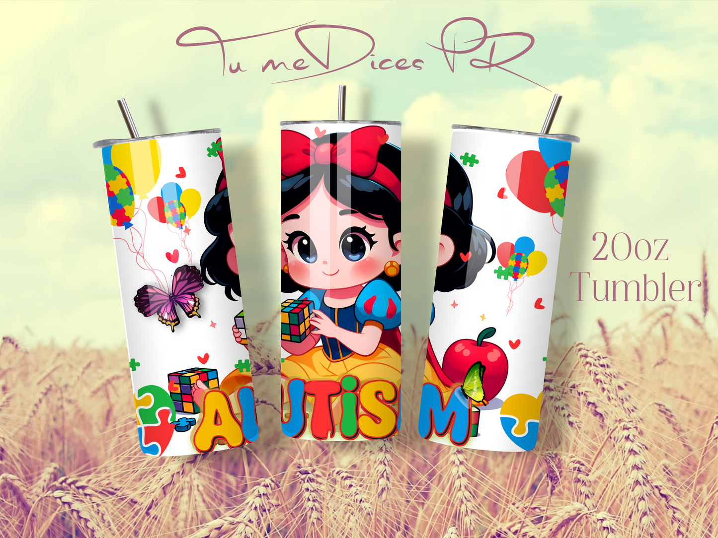 AUTISMO Skinny Tumbler