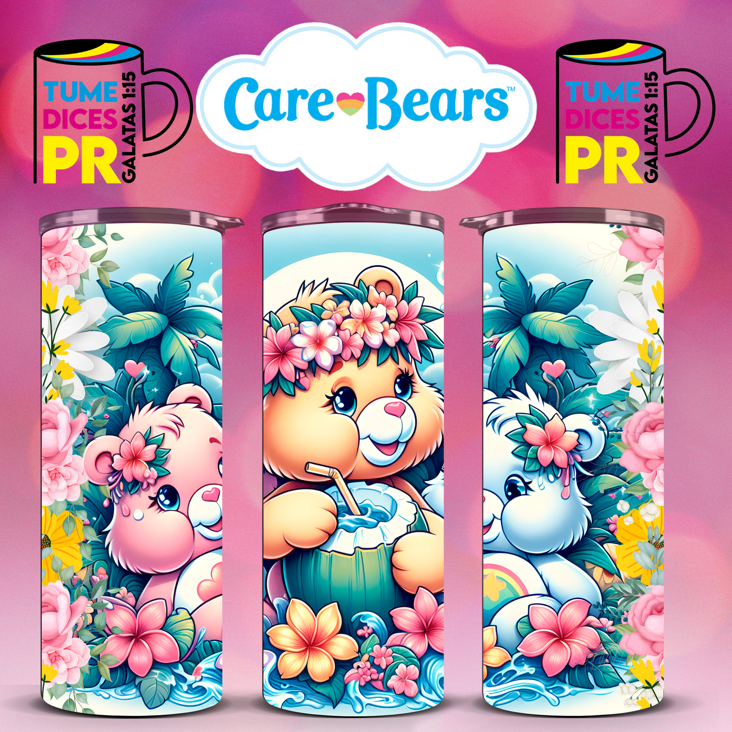 CARE BEARS Skinny Tumbler