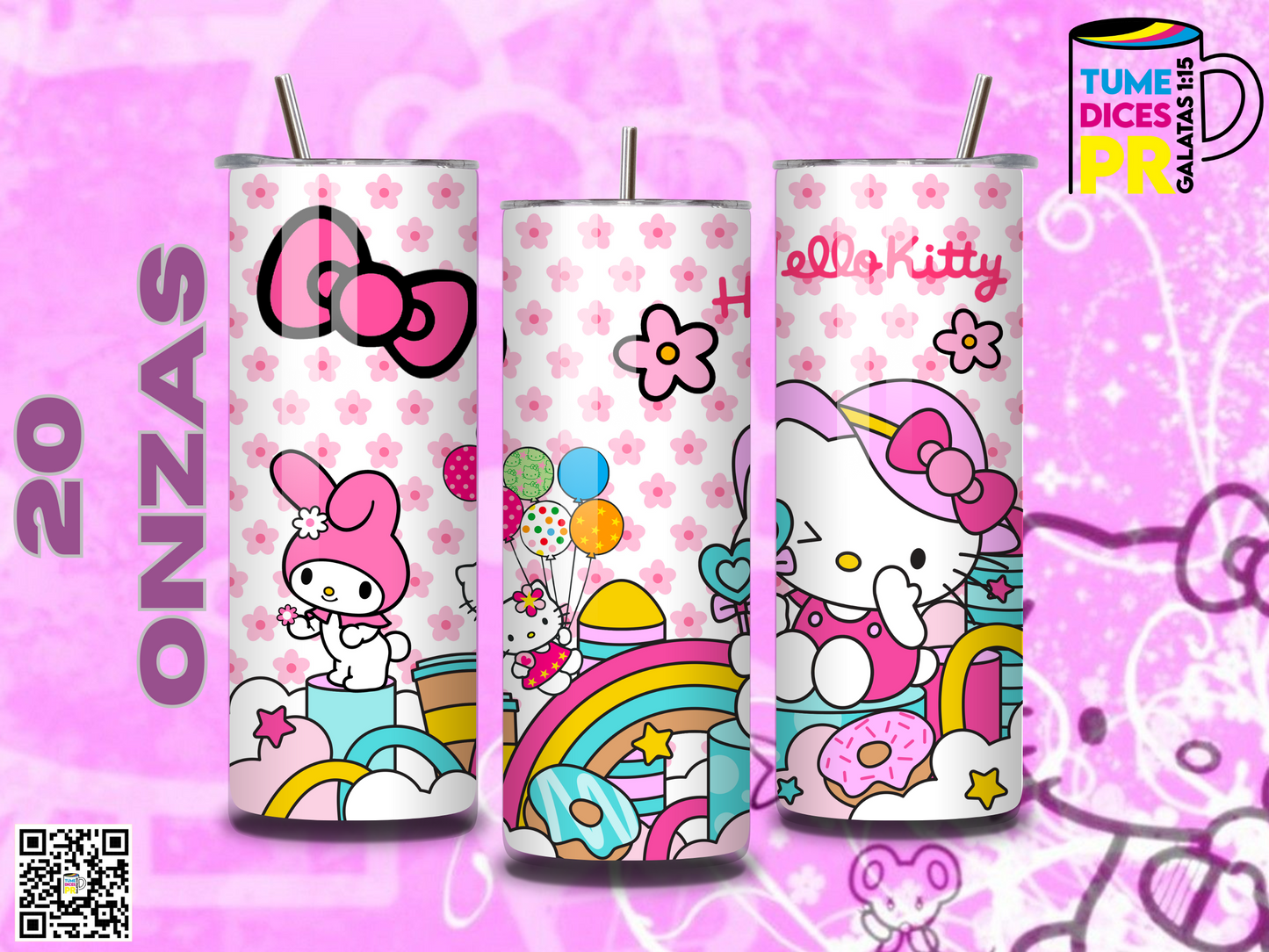 HELLO KITTY Skinny Tumbler